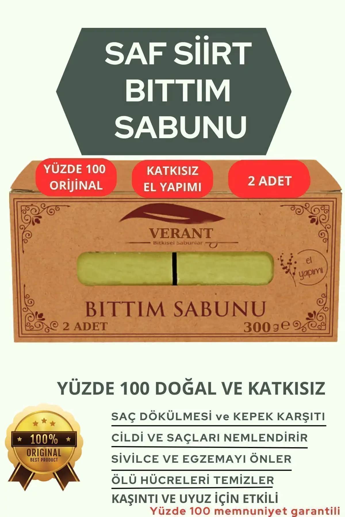 Hakiki Siirt Bıttım Sabunu: Doğal Güzellik İçin