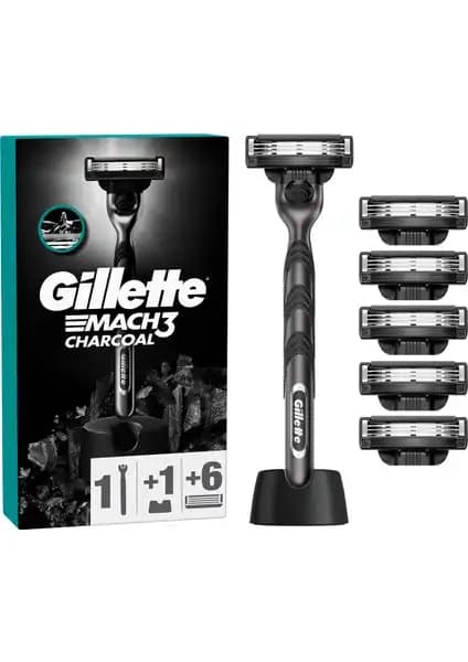 Gillette Mach3 Charcoal Tıraş Makinesi ve Yedek Bıçakları Karşılaştırması ve Özellikleri 1
