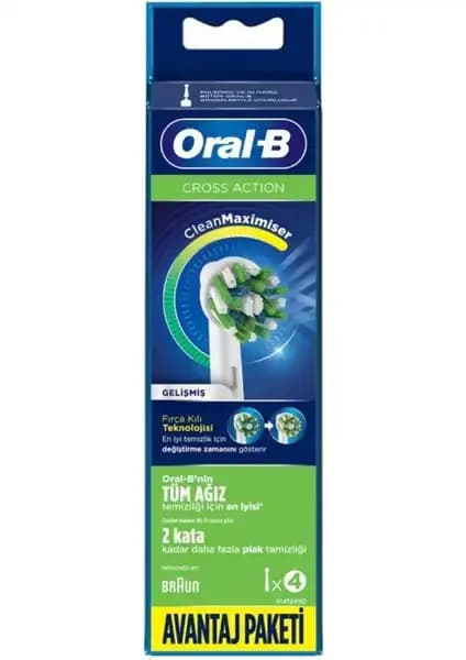 Oral-B Cross Action ile Şarjlı Diş Fırçası Yedek Başlıklarının Karşılaştırması 1