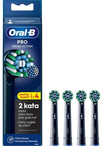 Oral-B Cross Action ile Şarjlı Diş Fırçası Yedek Başlıklarının Karşılaştırması 2