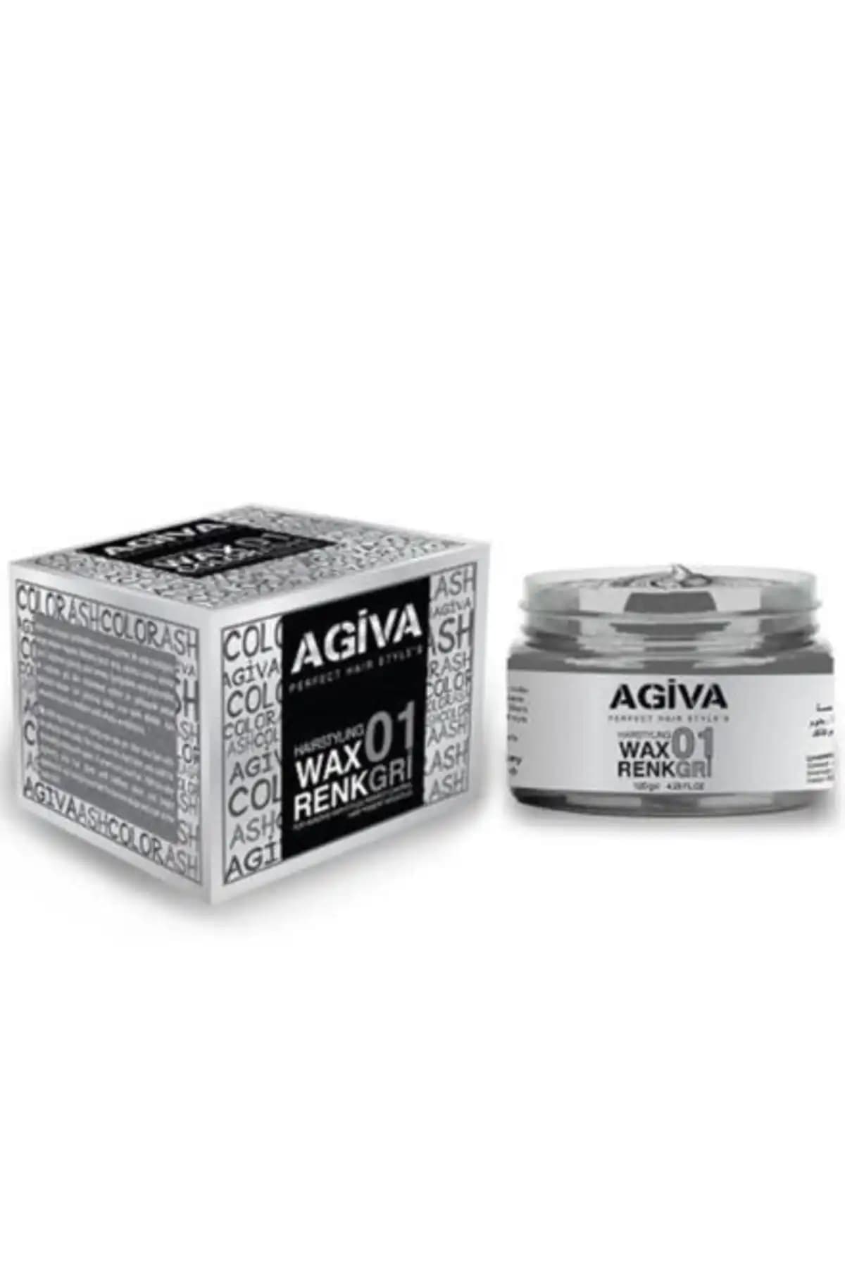 Agiva Hairstyling Wax 01 Gri: Orta Tutuculuk ve Doğal Görünüm Sağlayan Saç Şekillendirici