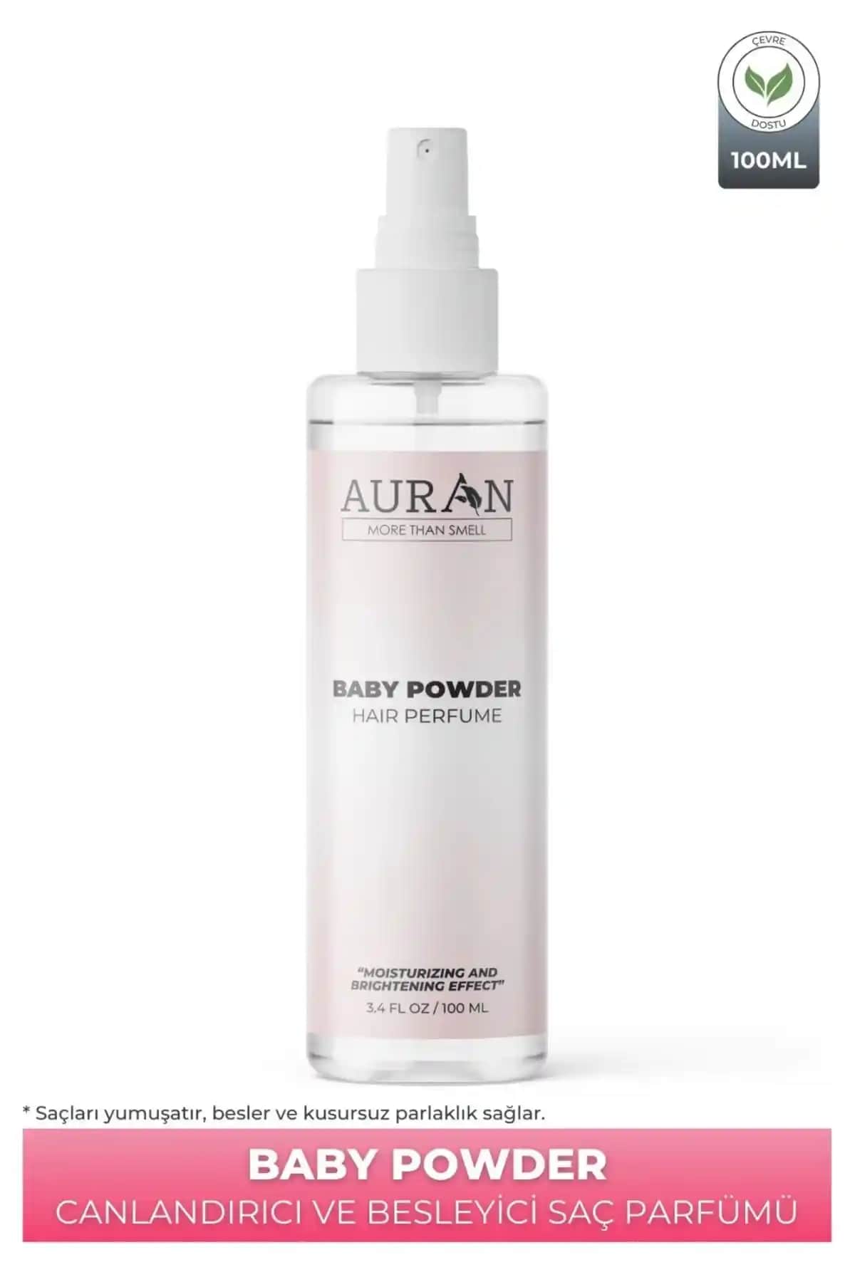 AURAN Bebek Pudrası Saç Parfümü: Doğal Ferahlatıcı Saç Bakım ve Hacim Artırıcı Ürün