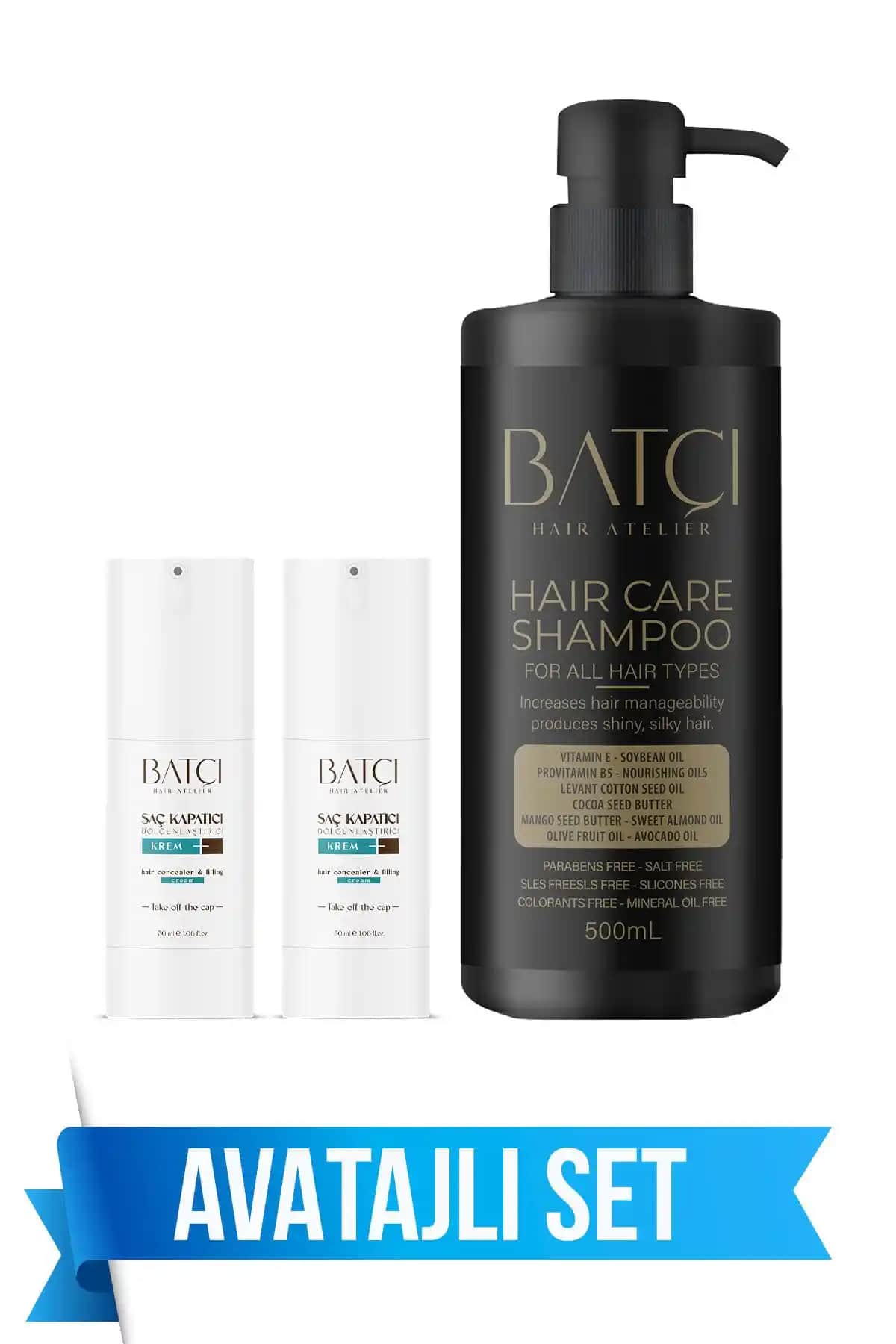 Batçı Saç Kapatıcı ve Şampuan Seti: Doğal ve Kalıcı Saç Güzelliği İçin En İyi Çözüm