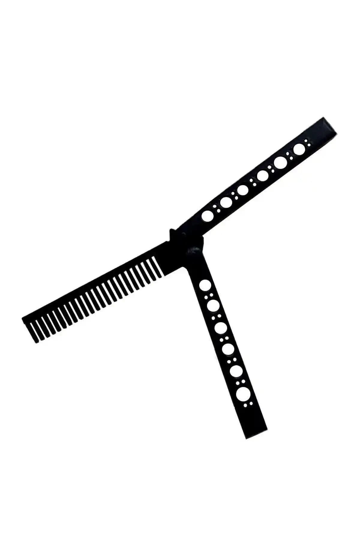 BİHOAVM Siyah Plastik Bıçak Tarak: Modern Tasarımıyla Günlük Saç Bakım Çözümü