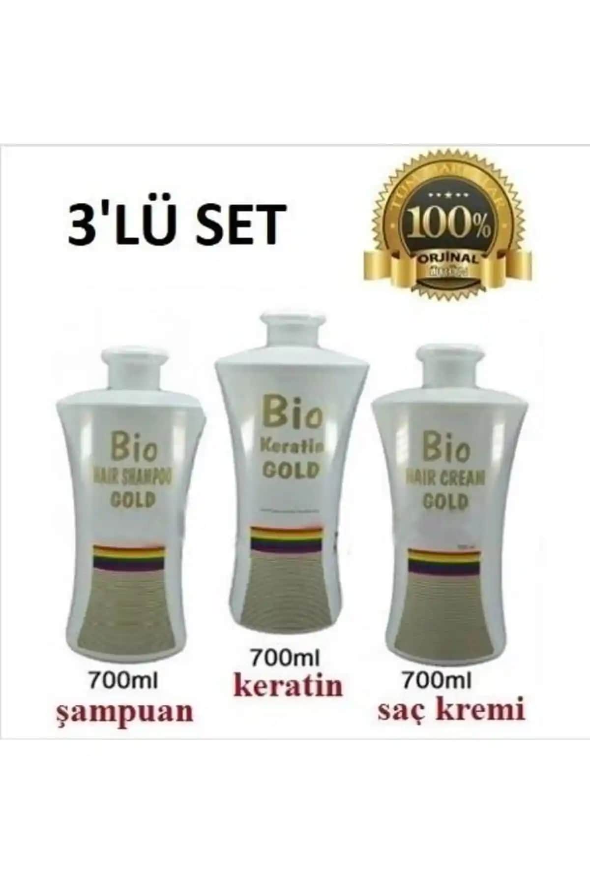 Bio Keratin Gold Profesyonel Brezilya Fönü Seti 700 ml ile Saçlarınızda Yeni Bir Dönem