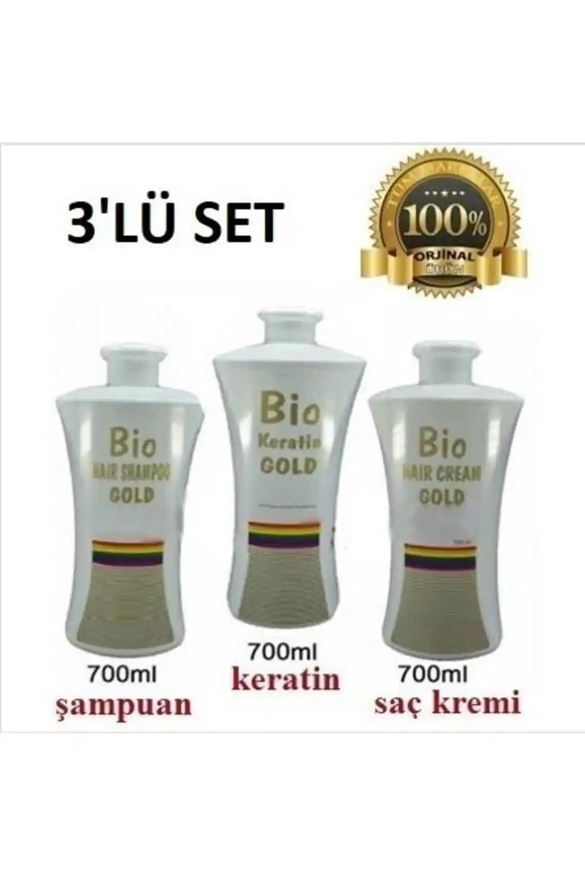 Bio Keratin Gold Profesyonel Brezilya Fönü Seti 700 ml ile Saçlarınızda Yeni Bir Dönem