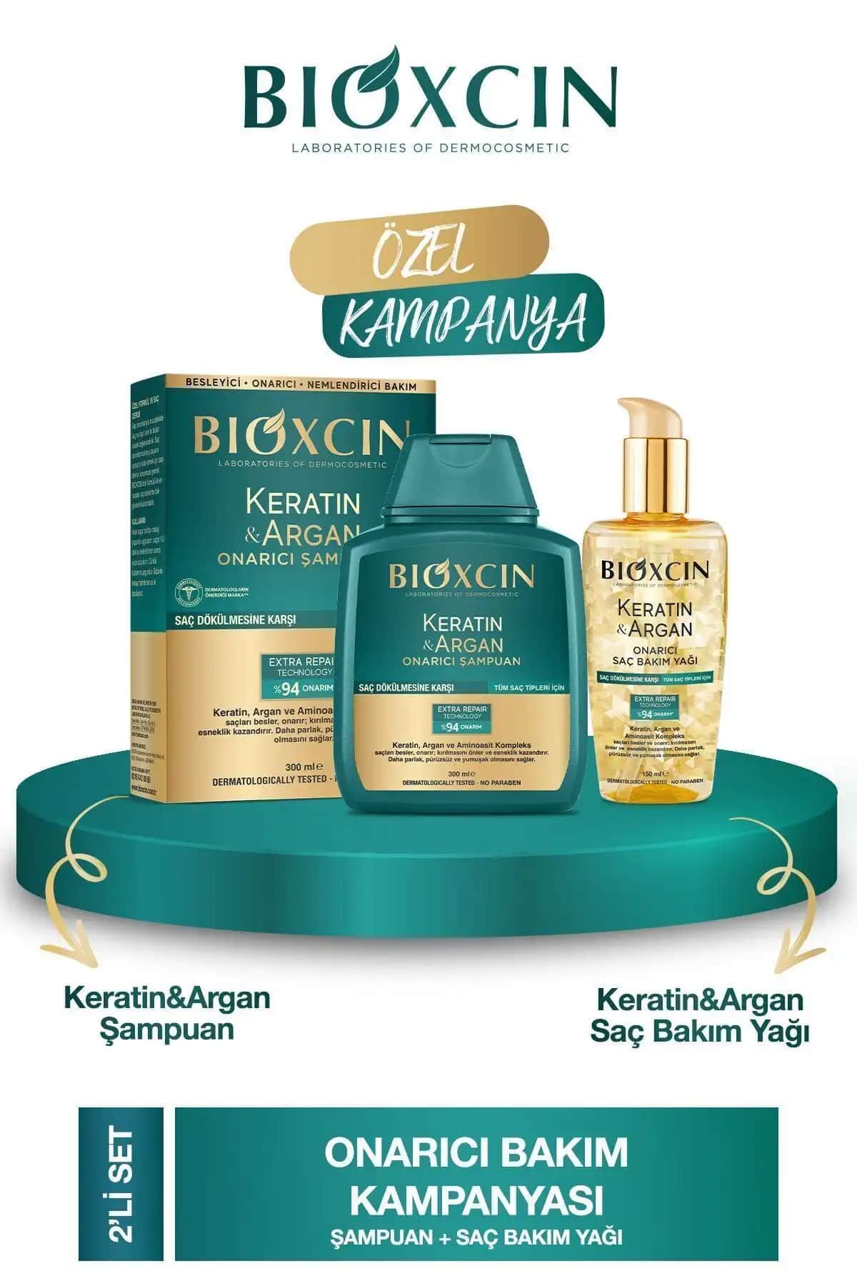 2025'te İnce Telli Saçlar İçin Bioxcin Keratin & Argan Mucizesi