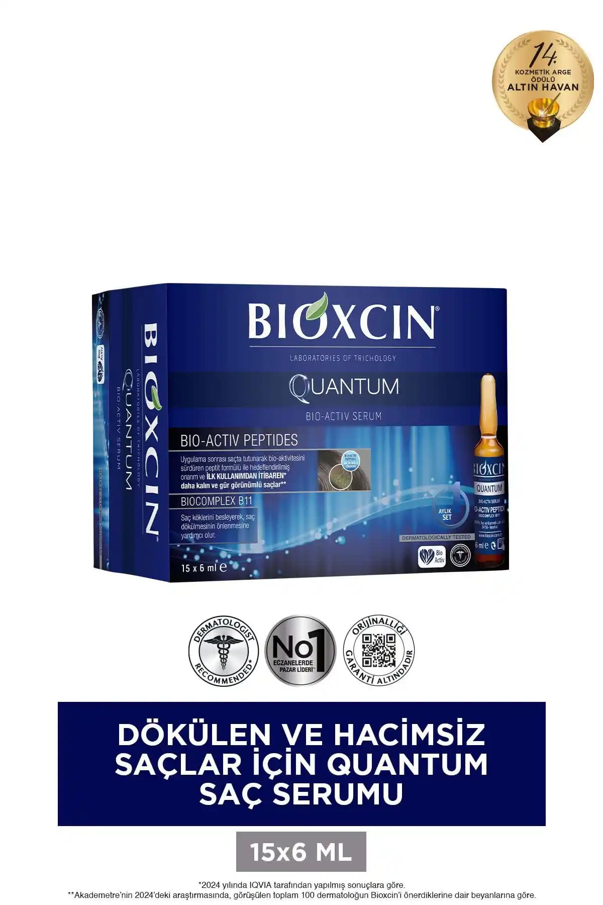 Bioxcin Quantum Ekstra Hacim ve Bakım Serumu ile Saçlarınızda Güç ve Canlılık Artışı