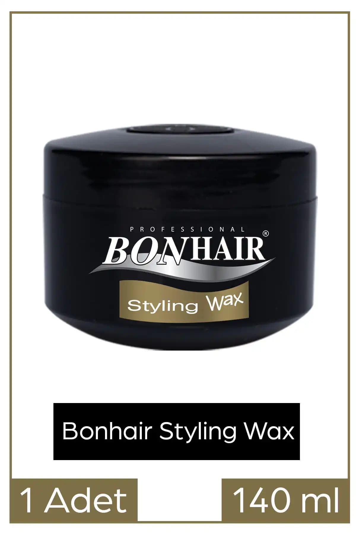 Bonhair Wax Styling 140 ml: Yüksek Tutuculuk ve Doğal Görünüm Sağlayan Saç Wax'ı