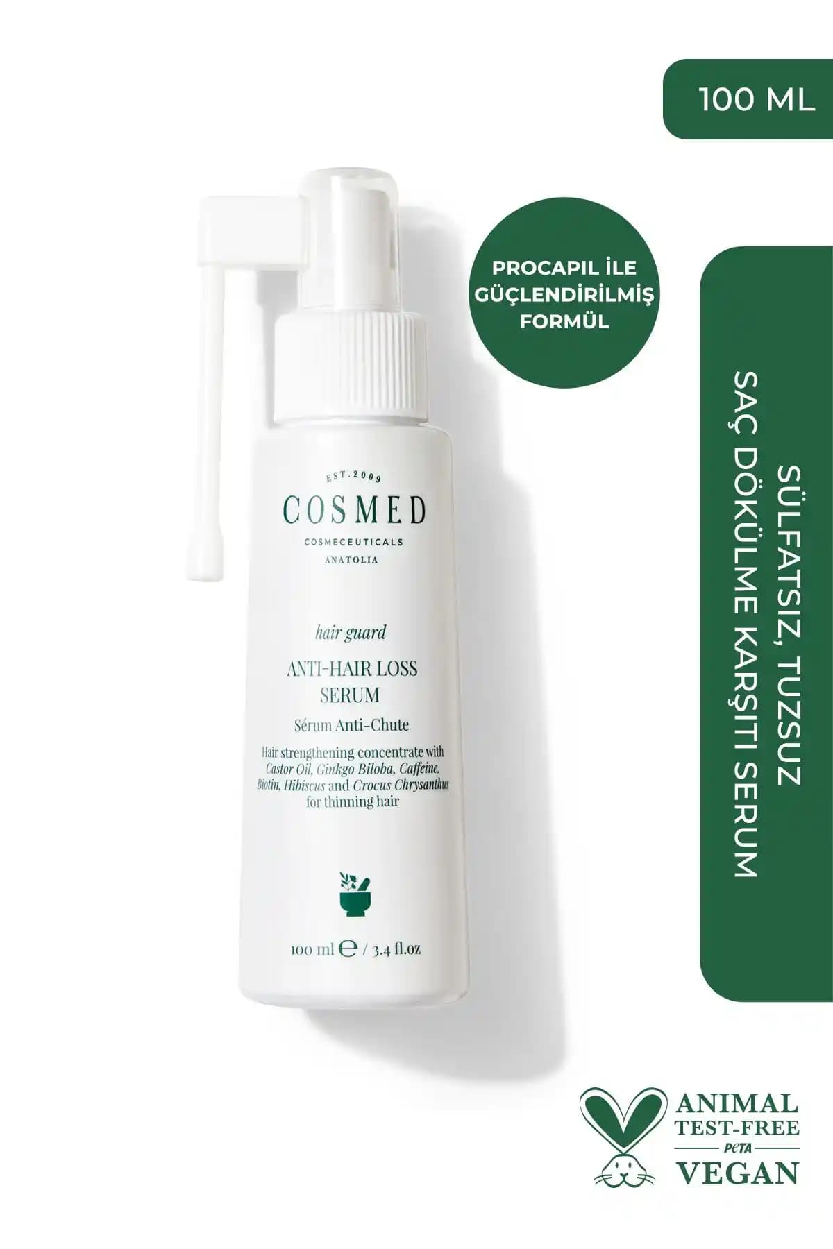 COSMED Hair Guard Saç Dökülmesine Karşı Etkili ve Doğal Serum Ürün Tanıtımı
