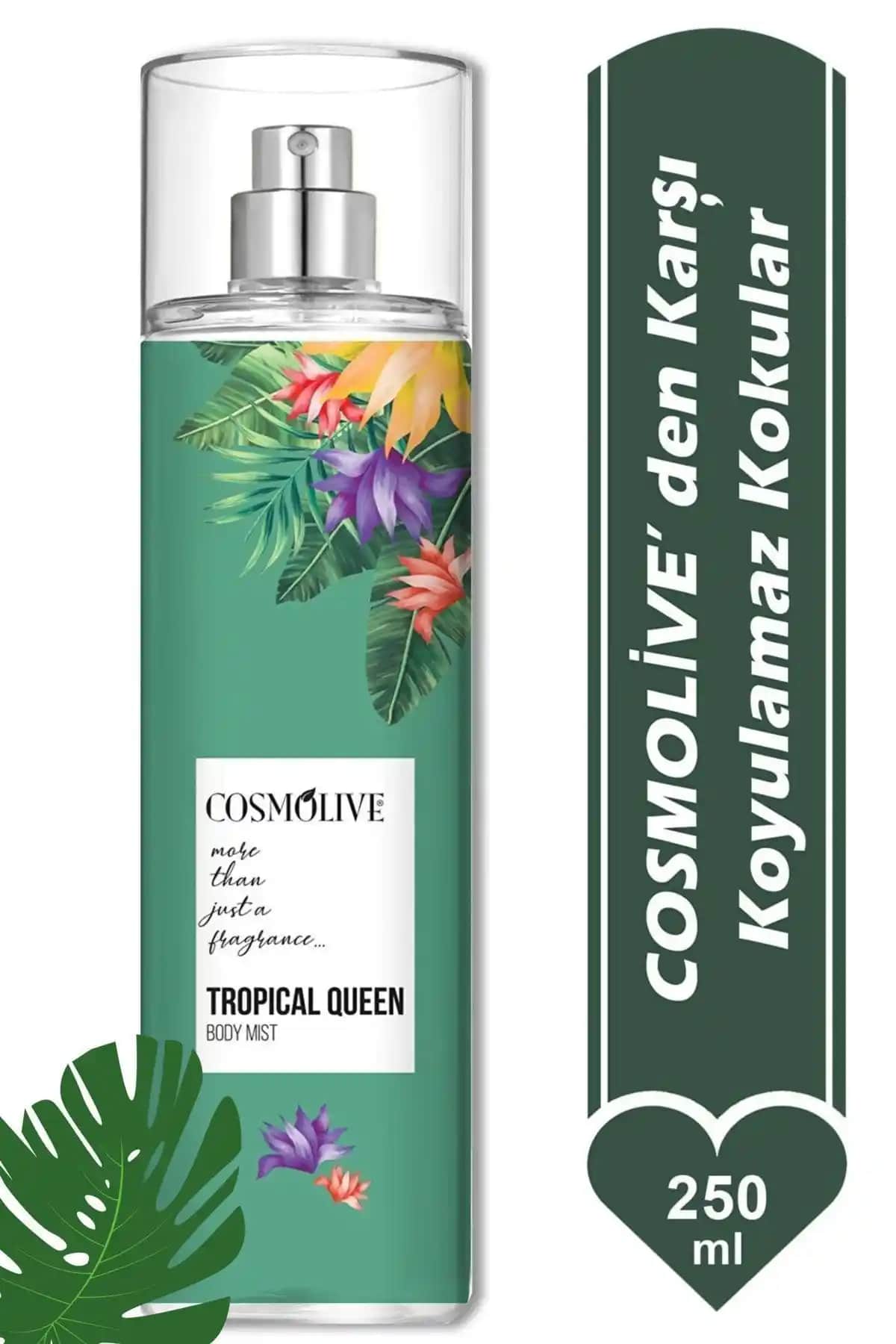Cosmolive Body Mist Temptation Tropical Queen: Kalıcı ve Ferahlatıcı Tropikal Koku