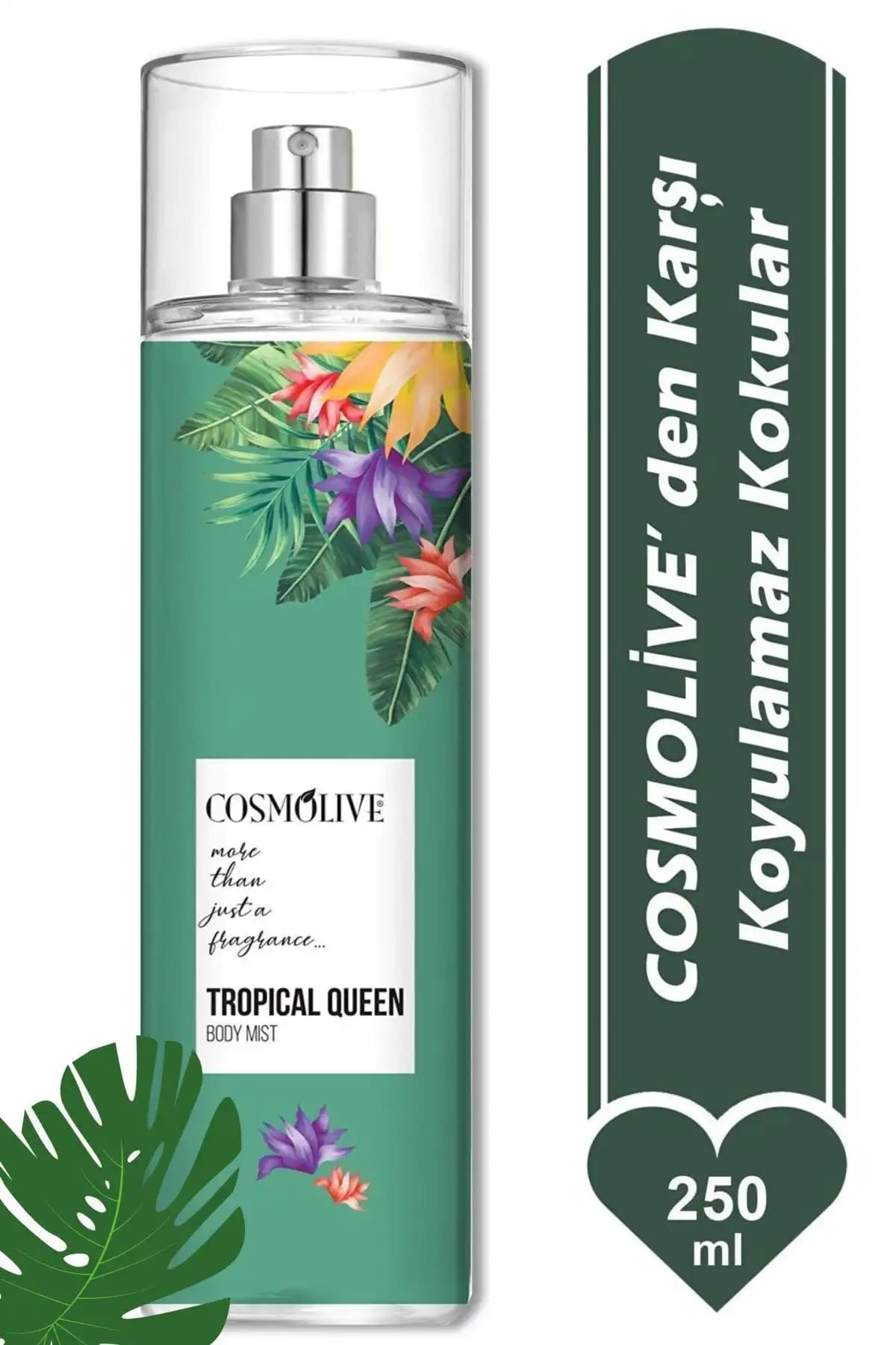 Cosmolive Body Mist Temptation Tropical Queen: Kalıcı ve Ferahlatıcı Tropikal Koku