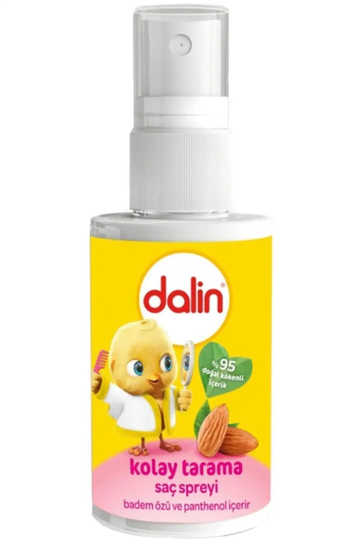 Dalin Kolay Tarama Spreyi Badem Yağ 50 ml - Hassas ve Zor Taranan Saçlar İçin Güvenilir Çözüm