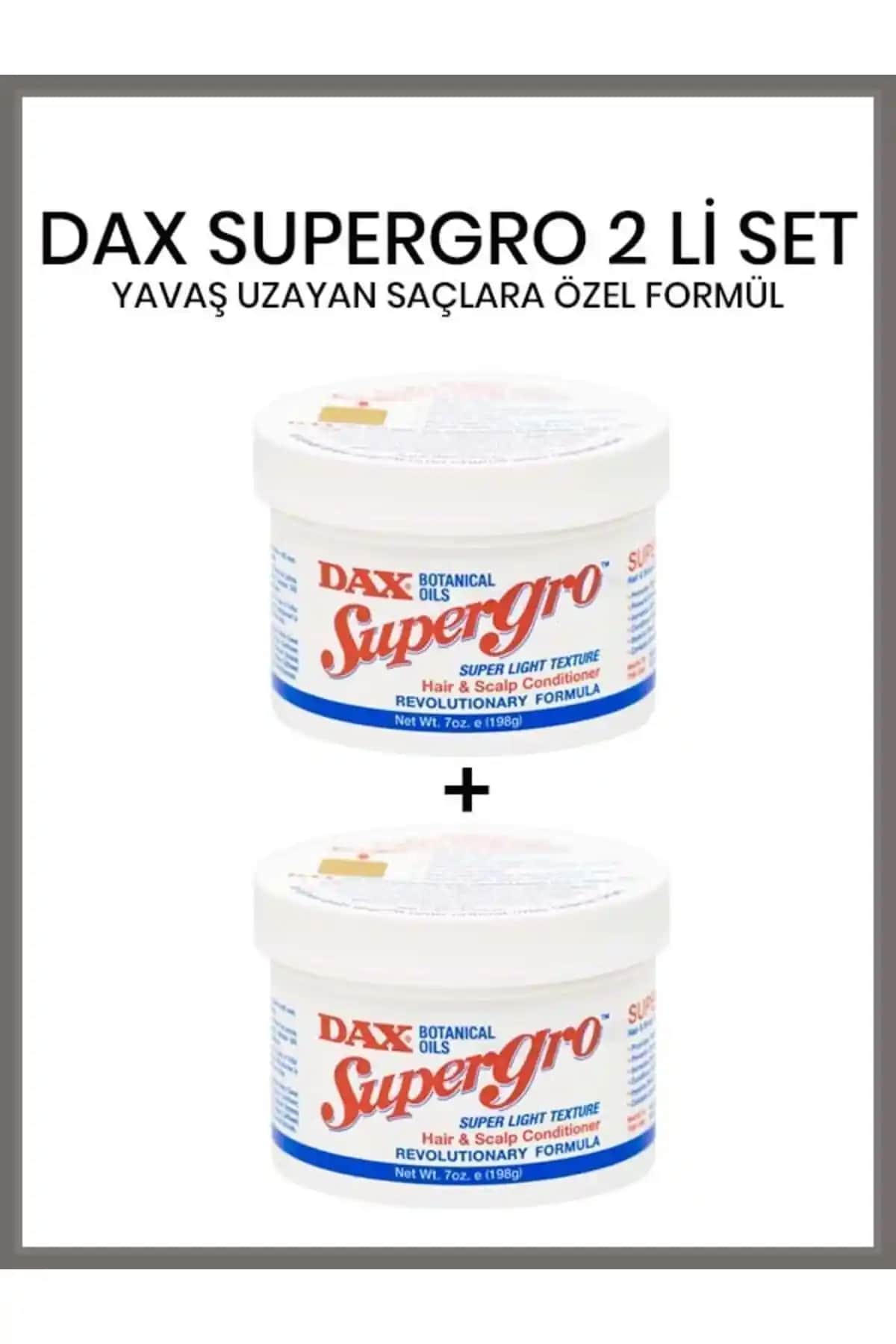 Dax Supergro 198 G Saç Bakım Yağı Yavaş Uzayan Saçlar İçin Güçlendirici Çözüm