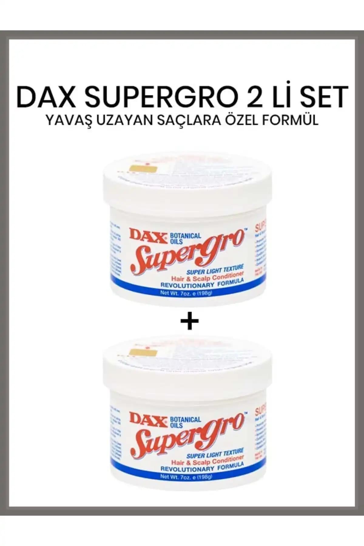 Dax Supergro 198 G Saç Bakım Yağı Yavaş Uzayan Saçlar İçin Güçlendirici Çözüm