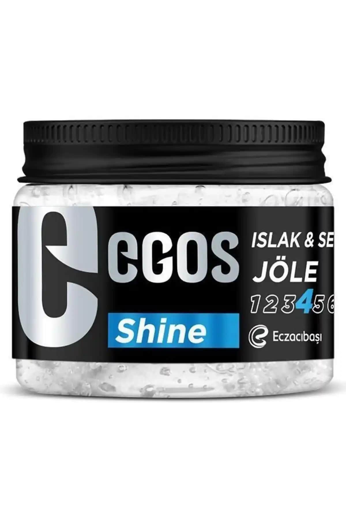 Egos Shine Saç Jölesi 400 ml Parlaklık ve Sabitlik Sağlayan Saç Şekillendirme Ürünü
