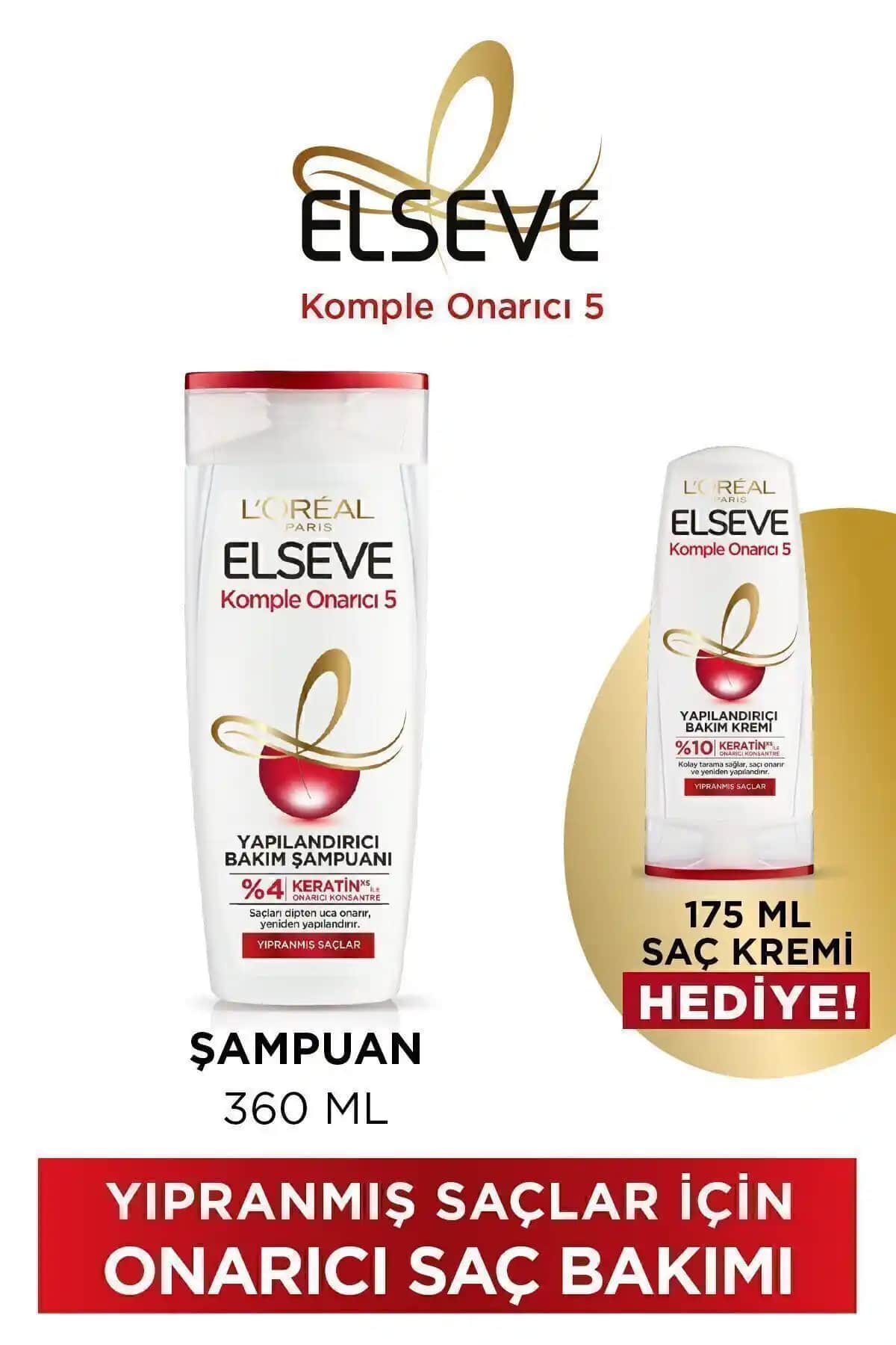 Elseve Onarıcı Saç Bakım Seti: Güçlendiren ve Onaran Saç Bakım Çözümü
