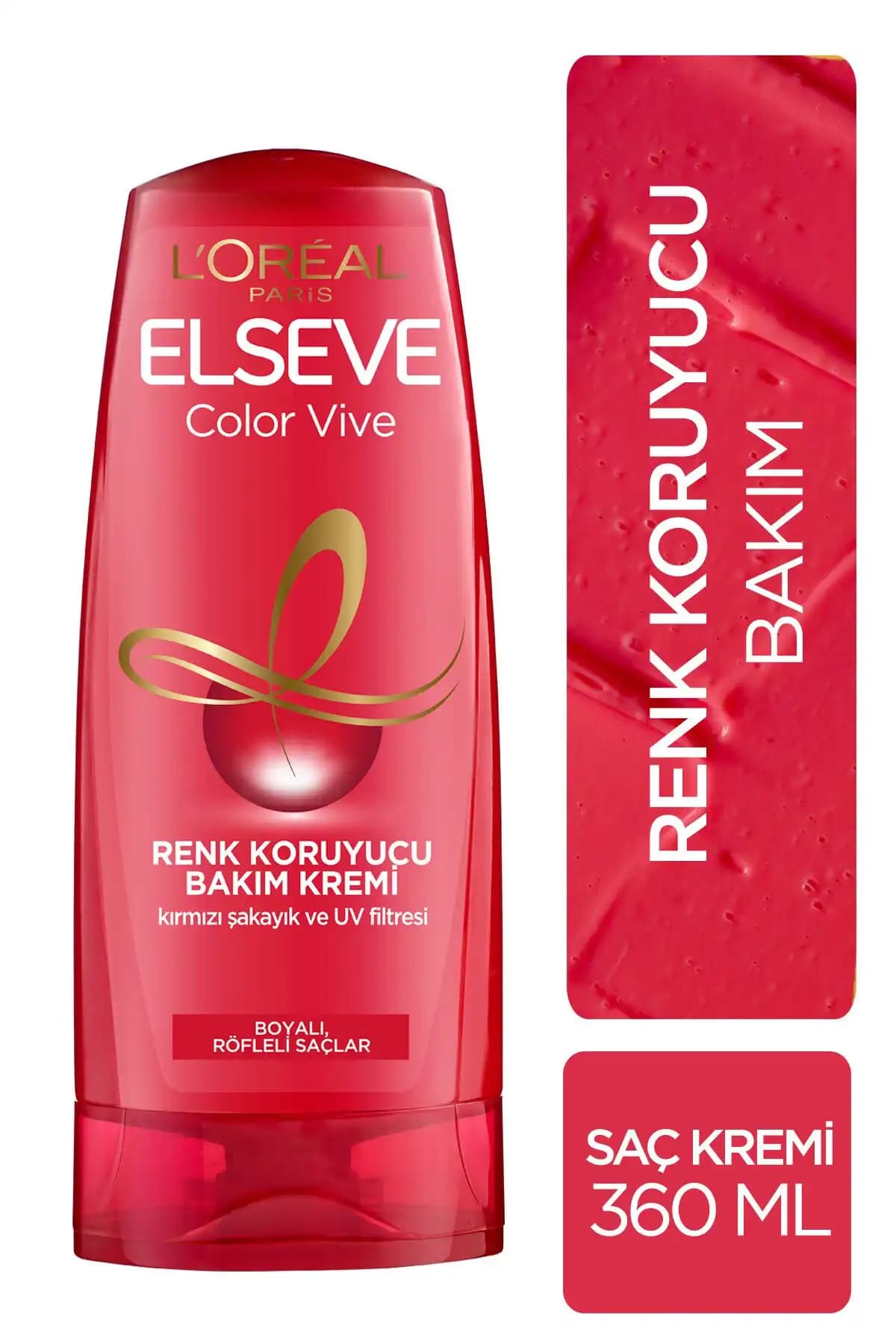 Elseve Renk Koruyucu Saç Kremi Boyalı ve Röfleli Saçlar İçin Uzun Süre Renk ve Parlaklık Koruyucu