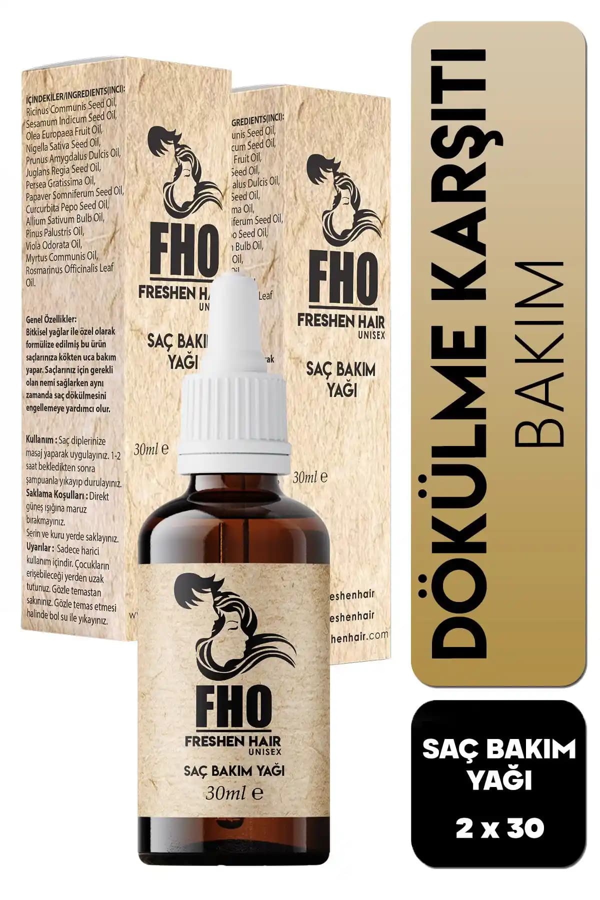 FHO Freshen Hair Serumu ile Dökülme ve Yavaş Uzama Sorunlarına Doğal Çözüm