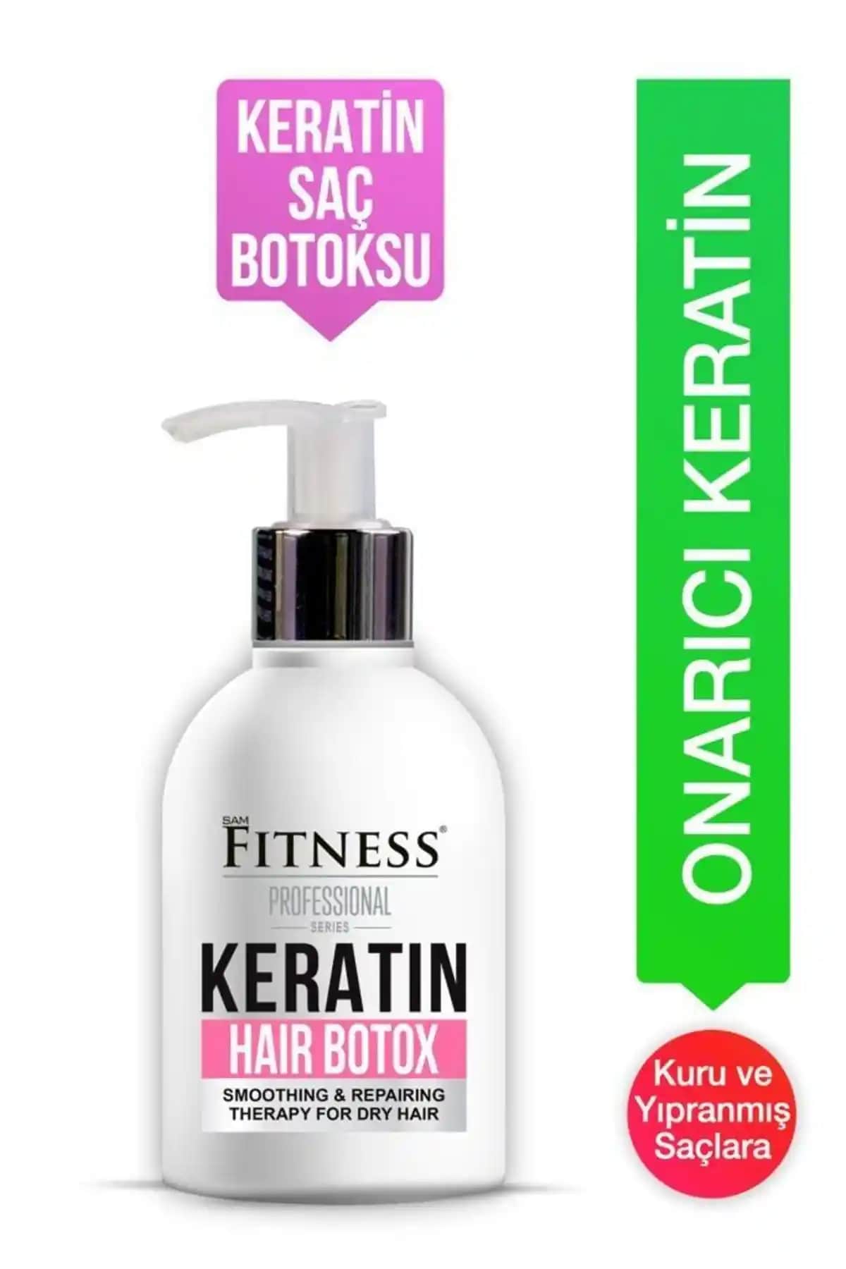 Fitness Professional Keratin Onarıcı Saç Bakım Ürünü Yıpranmış ve Kuru Saçlar İçin Güçlendirici Çözüm