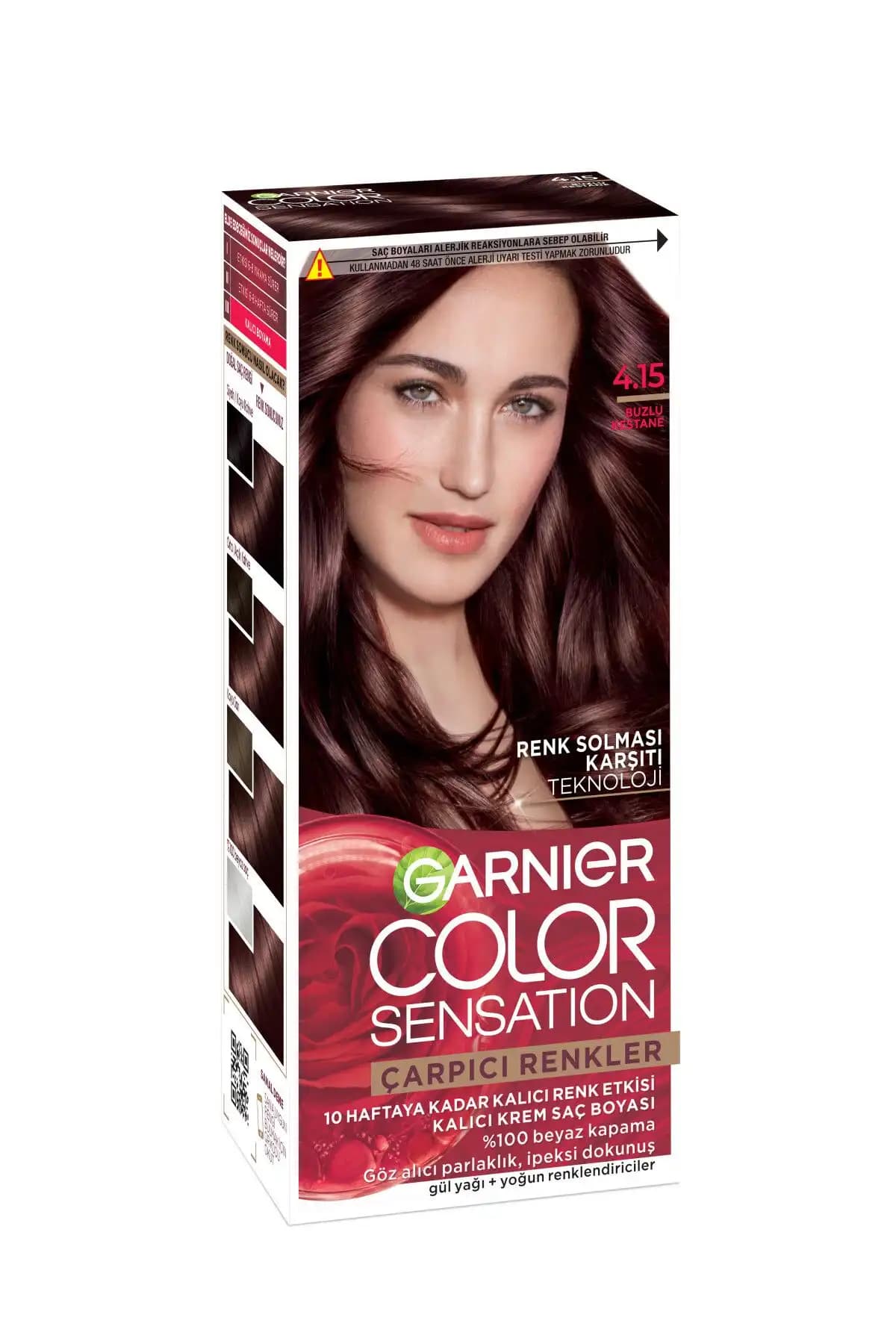 Garnier Çarpıcı Renkler 4.15 Buzlu Kestane Kahve Saç Boyası Özellikleri ve Kullanım Rehberi