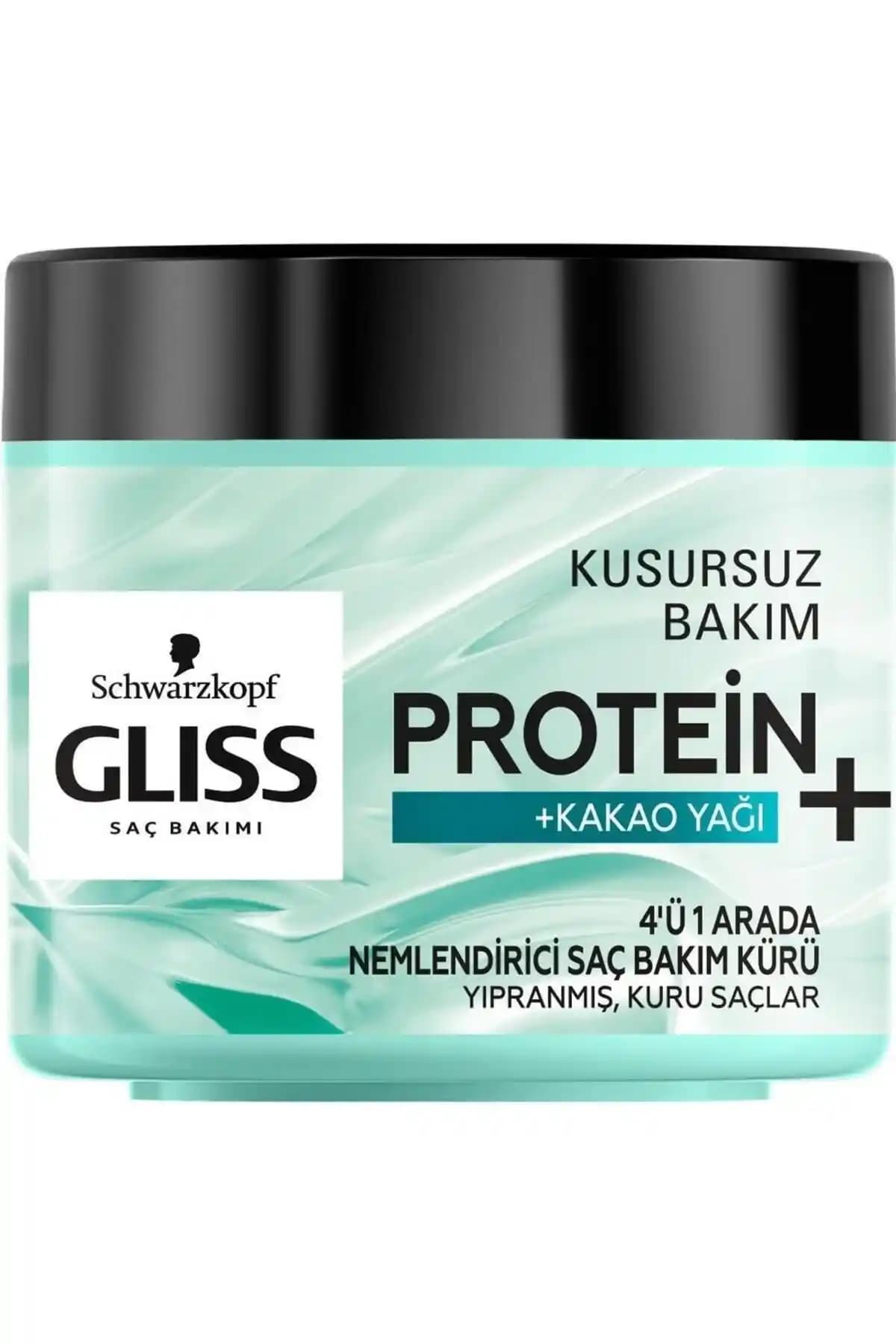 Gliss 4'ü 1 Arada Nemlendirici Saç Bakım Kürü Parlaklık ve Yumuşaklık Sağlar