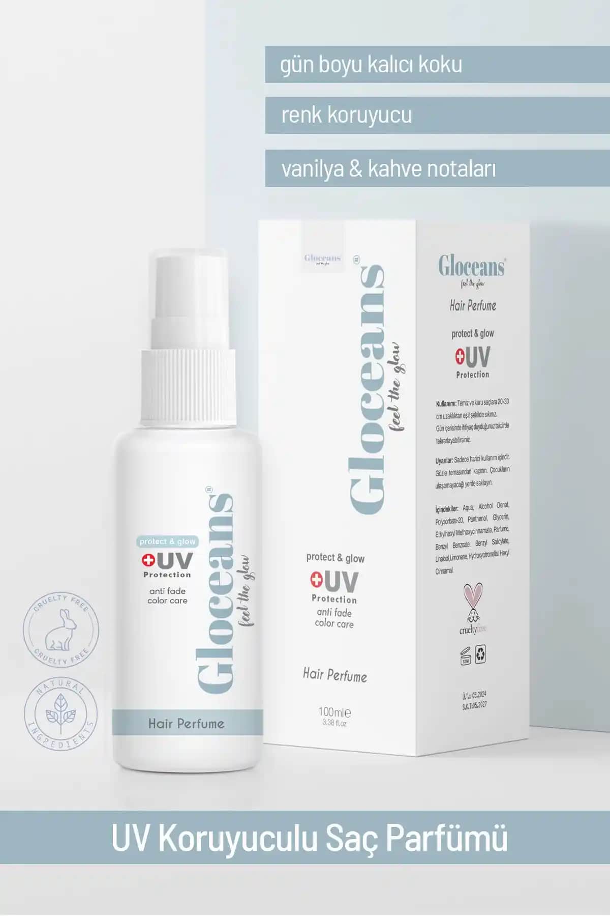 Gloceans Feel The Glow Protect&Glow Saç Parfümü: Kalıcı Koku ve Saç Bakımında Yenilikçi Çözüm