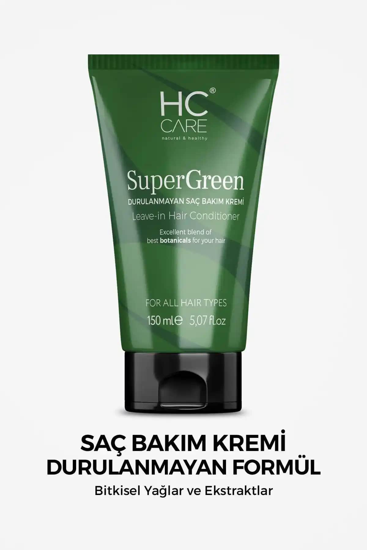 HC Care Super Green Doğal İçeriğiyle Saçlarınızı Güçlendiren Bakım Kremi