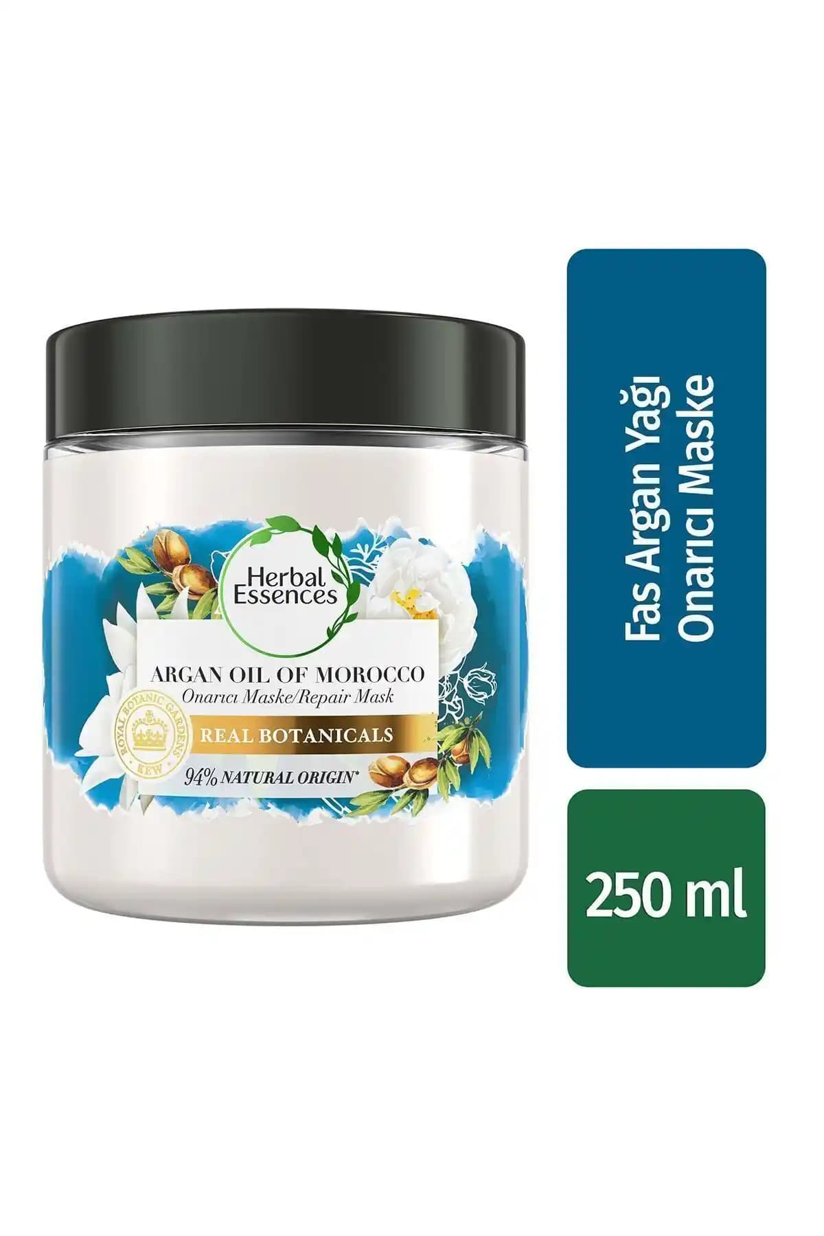 Herbal Essences Onarıcı Saç Maskesi Fas Argan Yağı ile Saçlarınız Güçlensin