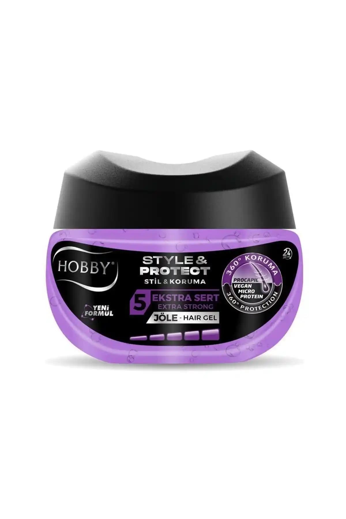 Hobby Jöle 700 ml Extra Sert Güçlü Saç Şekillendirme ve Hacim Artırıcı Ürün