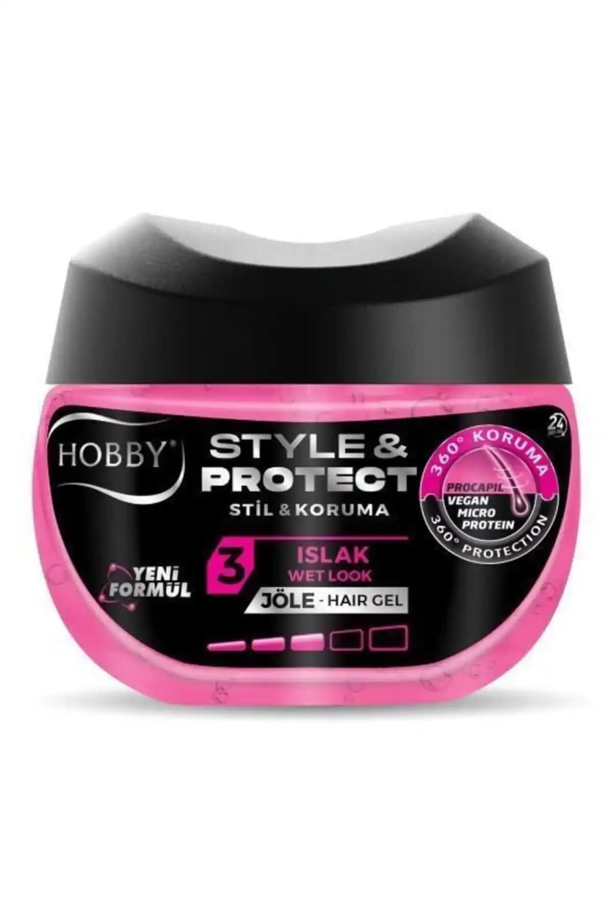 Hobby Saç Jölesi Style Protect: Hacim ve Parlaklık Sağlayan Saç Şekillendirme Ürünü