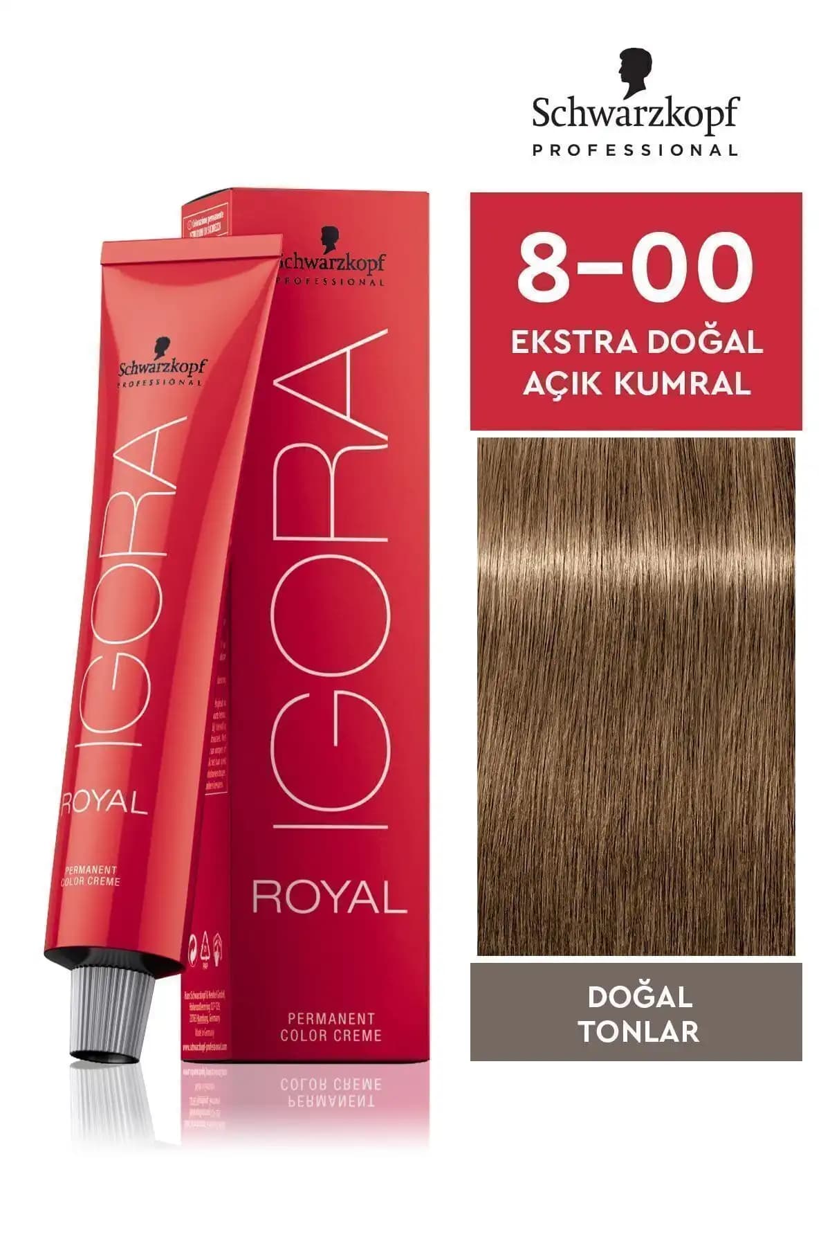 Igora Royal Doğal Tonlar 8-00 Ekstra Doğal Açık Kumral Saç Boyası İncelenmesi ve Kullanım Rehberi