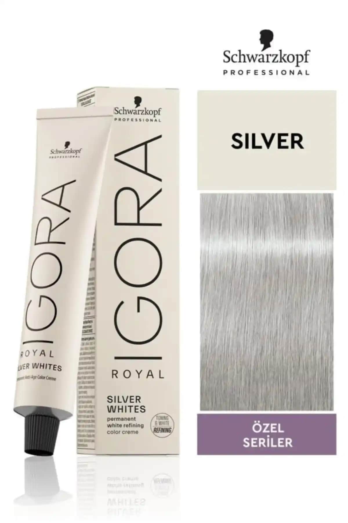 Igora Royal Silver Whites 60 ml ile Uzun Ömürlü Beyaz ve Gümüş Tonları Saç Boyası