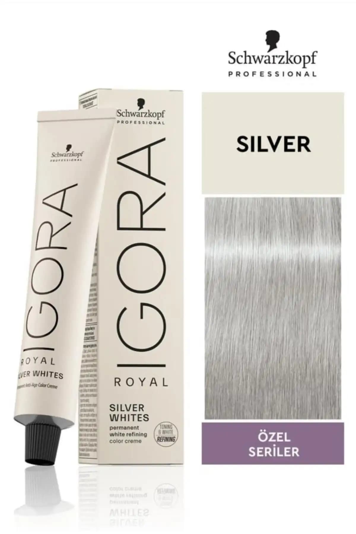Igora Royal Silver Whites 60 ml ile Uzun Ömürlü Beyaz ve Gümüş Tonları Saç Boyası