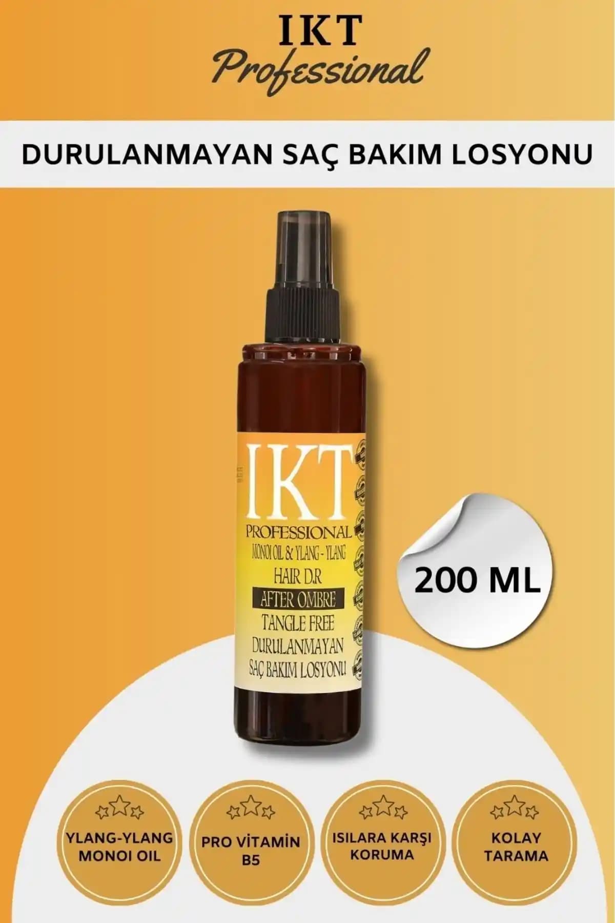 İKT Profesyonel Durulanmayan Saç Bakım Sütü: Saçlara Güç ve Parlaklık Kazandıran Çözüm