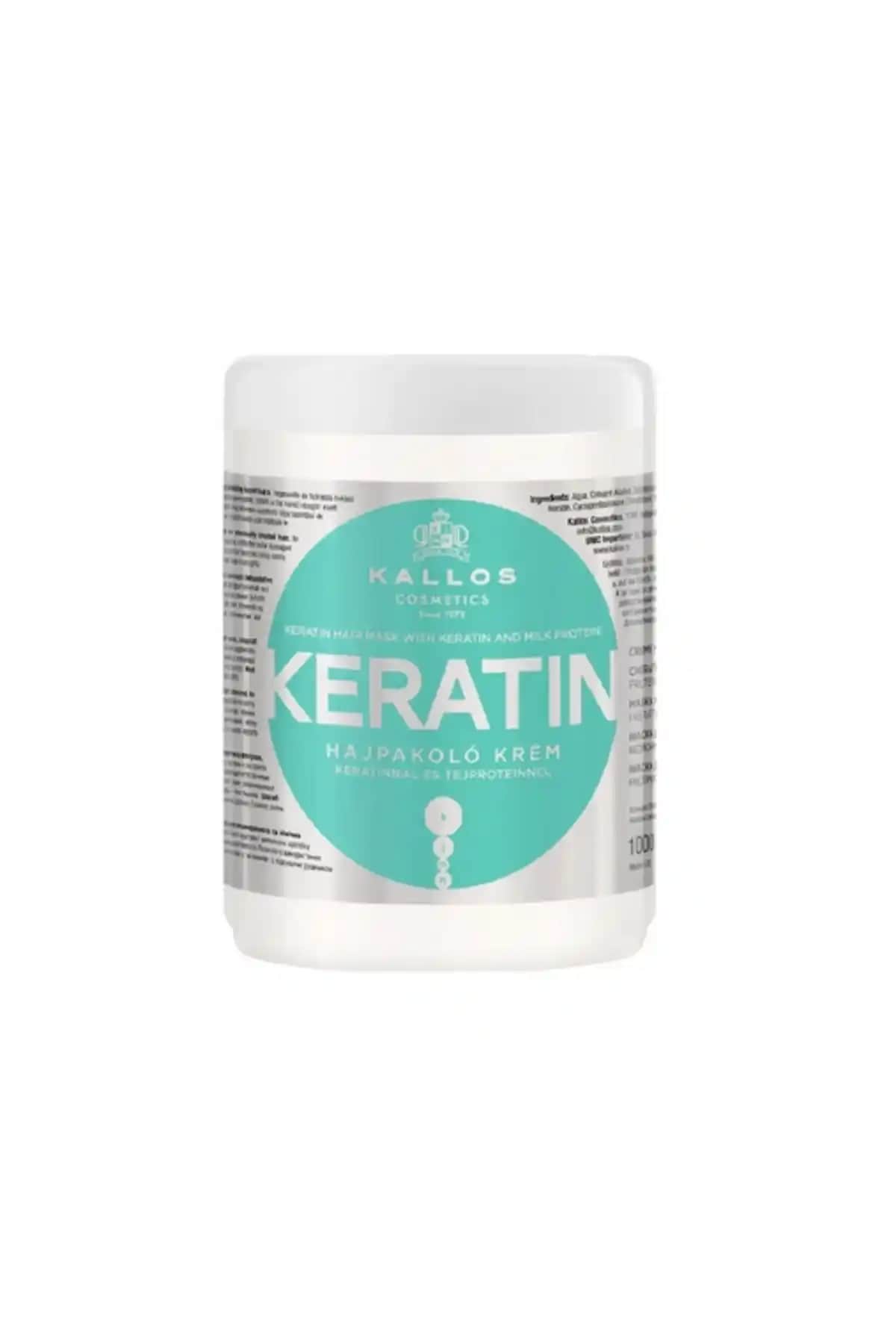 Kallos Kozmetik Keratin ve Süt Proteinli Saç Maskesi: Güçlendirici ve Nemlendirici Bakım Ürünü