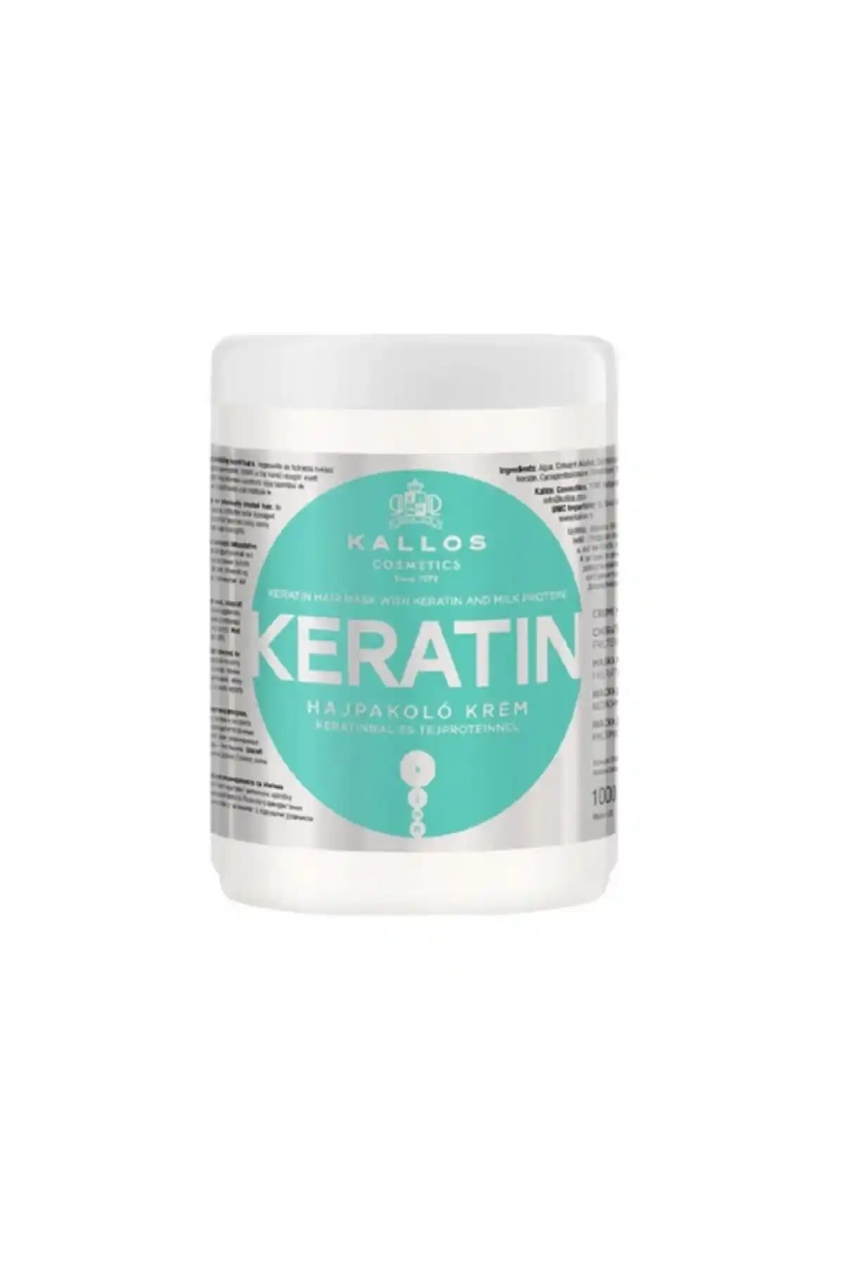 Kallos Kozmetik Keratin ve Süt Proteinli Saç Maskesi: Güçlendirici ve Nemlendirici Bakım Ürünü