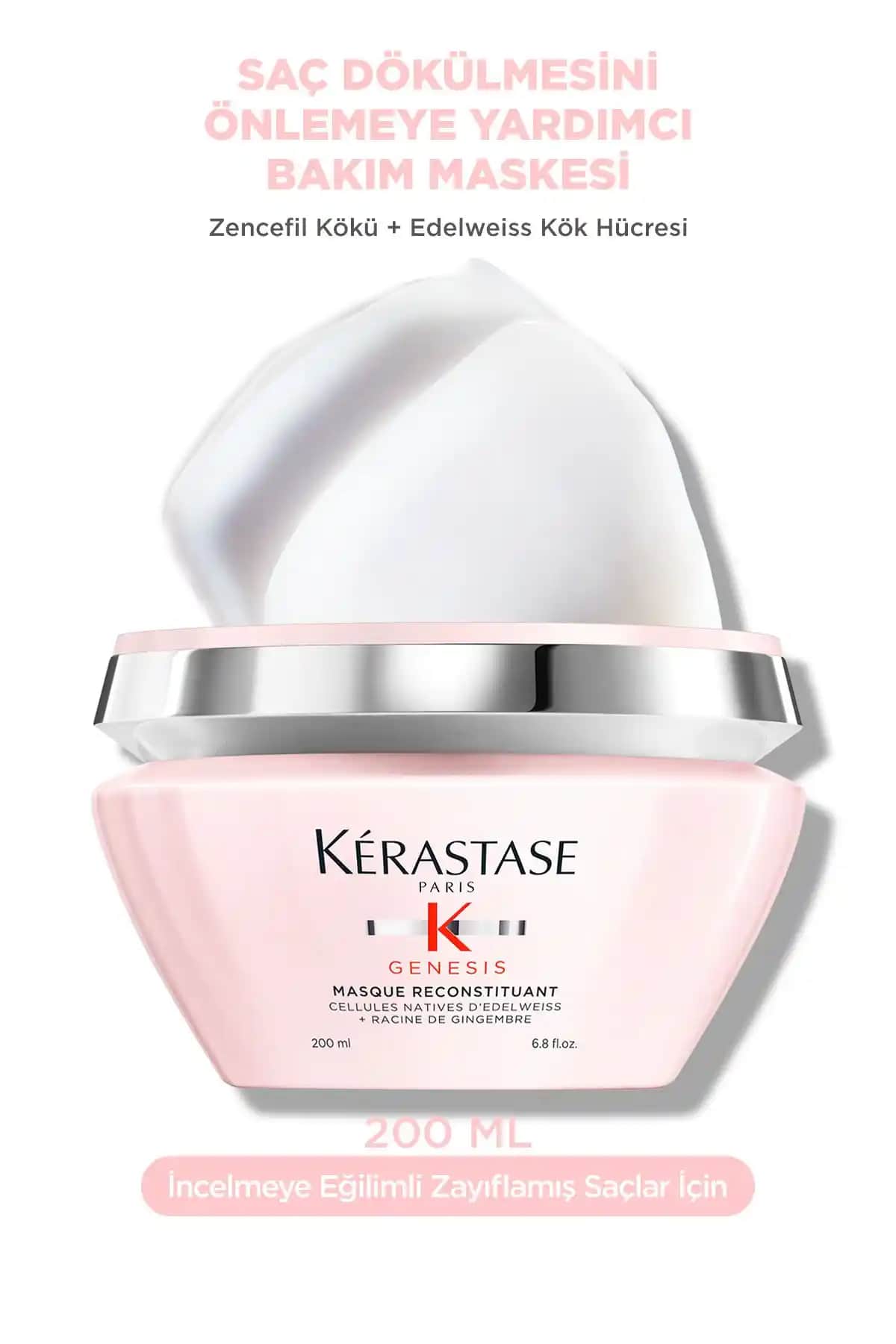 Kerastase Genesis Maske Reconstituant ile Saç Dökülmesine Karşı Güçlendirme ve Nemlendirme