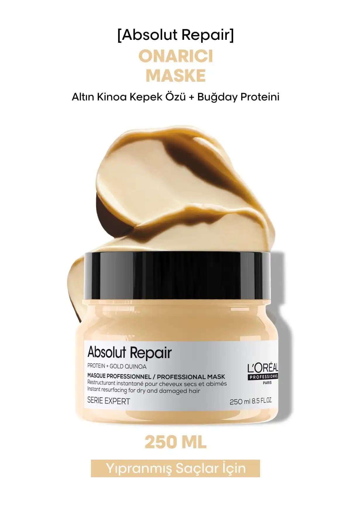 L'Oréal Professionnel Absolut Repair Saç Maskesi Yıpranmış Saçlar İçin Güçlendirici Bakım
