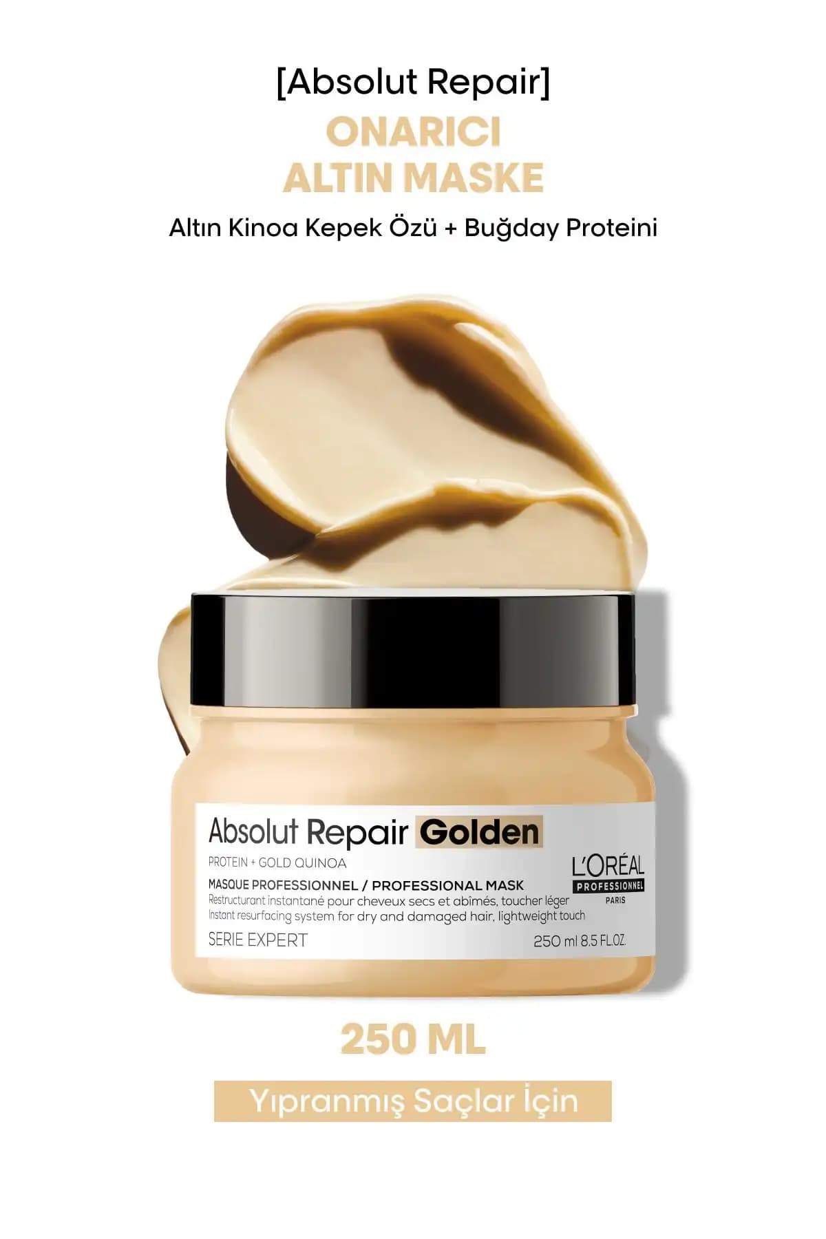 L'Oréal Professionnel Absolut Repair Serisi Yıpranmış Saçlar İçin Güçlendirici ve Onarıcı Maske