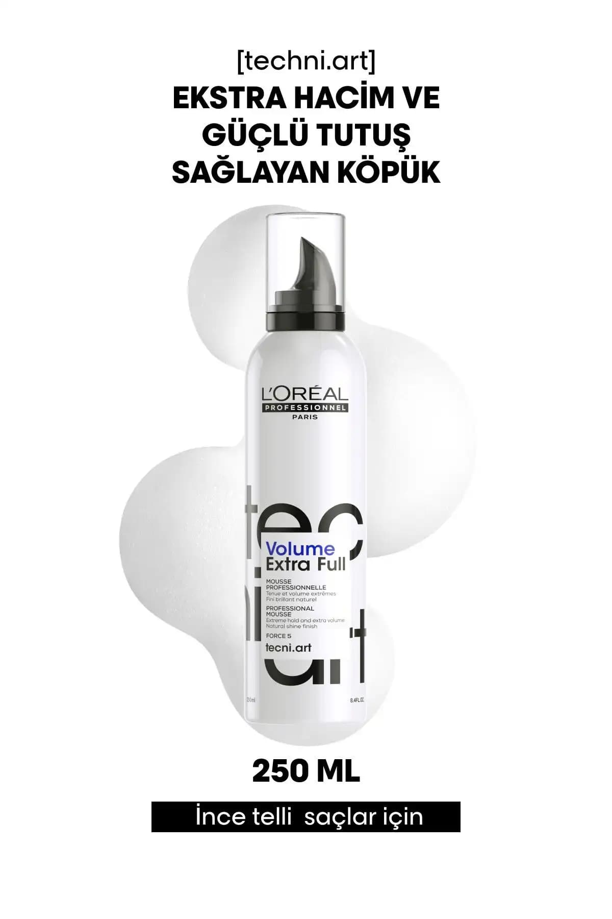L'oreal Professionnel Techni Art Full Volume Extra Hacimlendirici Saç Köpüğü İnce Telli Saçlar İçin