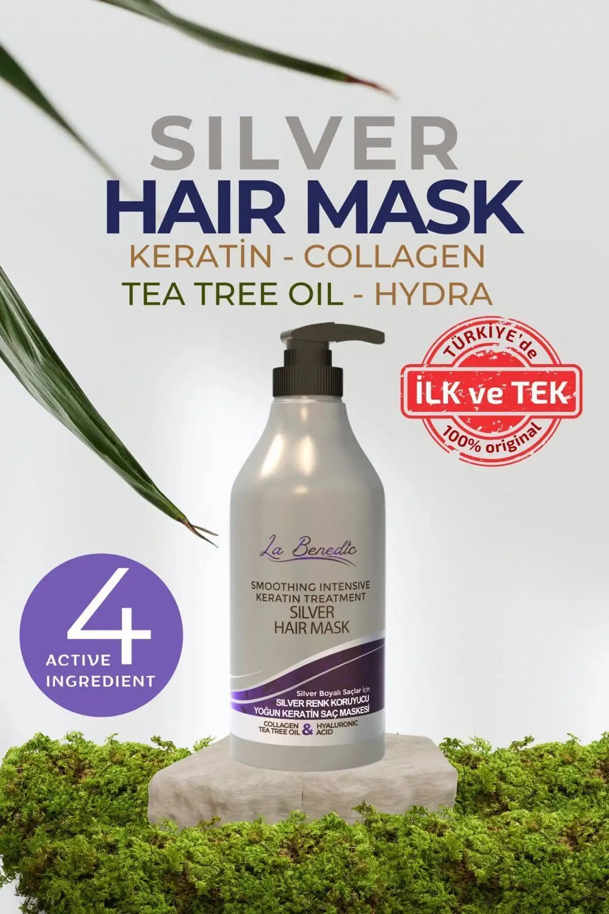 La Benedic Yoğun Silver Keratin Collagen Saç Maskesi: Saçlara Güç ve Parlaklık Kazandıran Bakım Ürünü