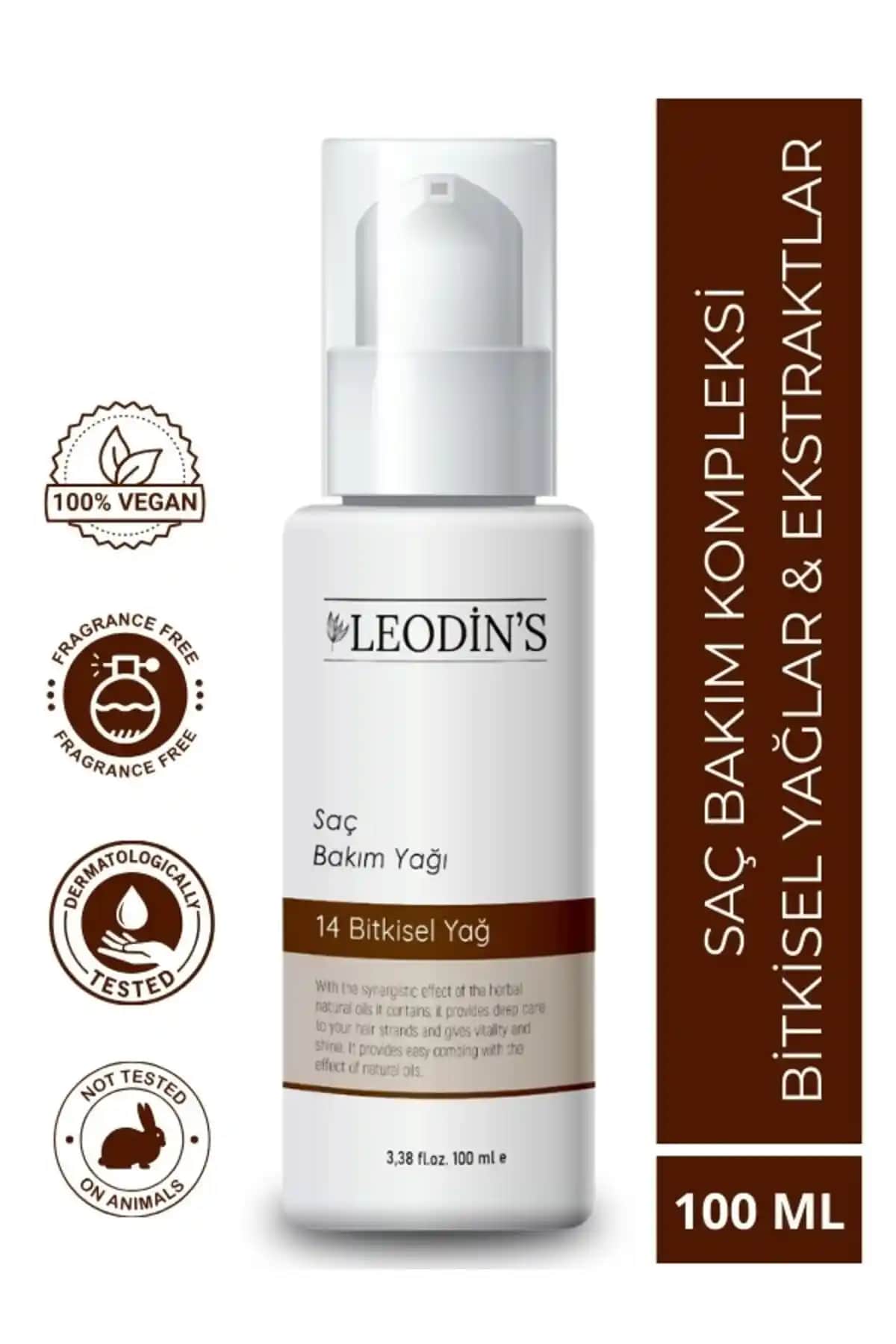 LEODİNS Bitkisel Saç Bakım Yağı ile Saç Dökülmesine Karşı Doğal Çözüm Sunuyoruz