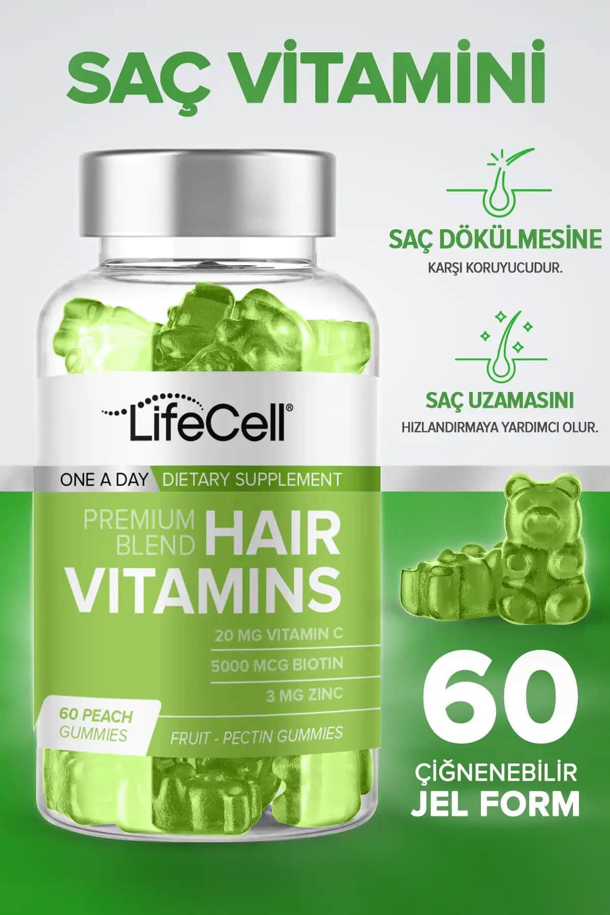 2025'te Lifecell Hair Vitamins ile Saçlarınızda Devrim Yaratın