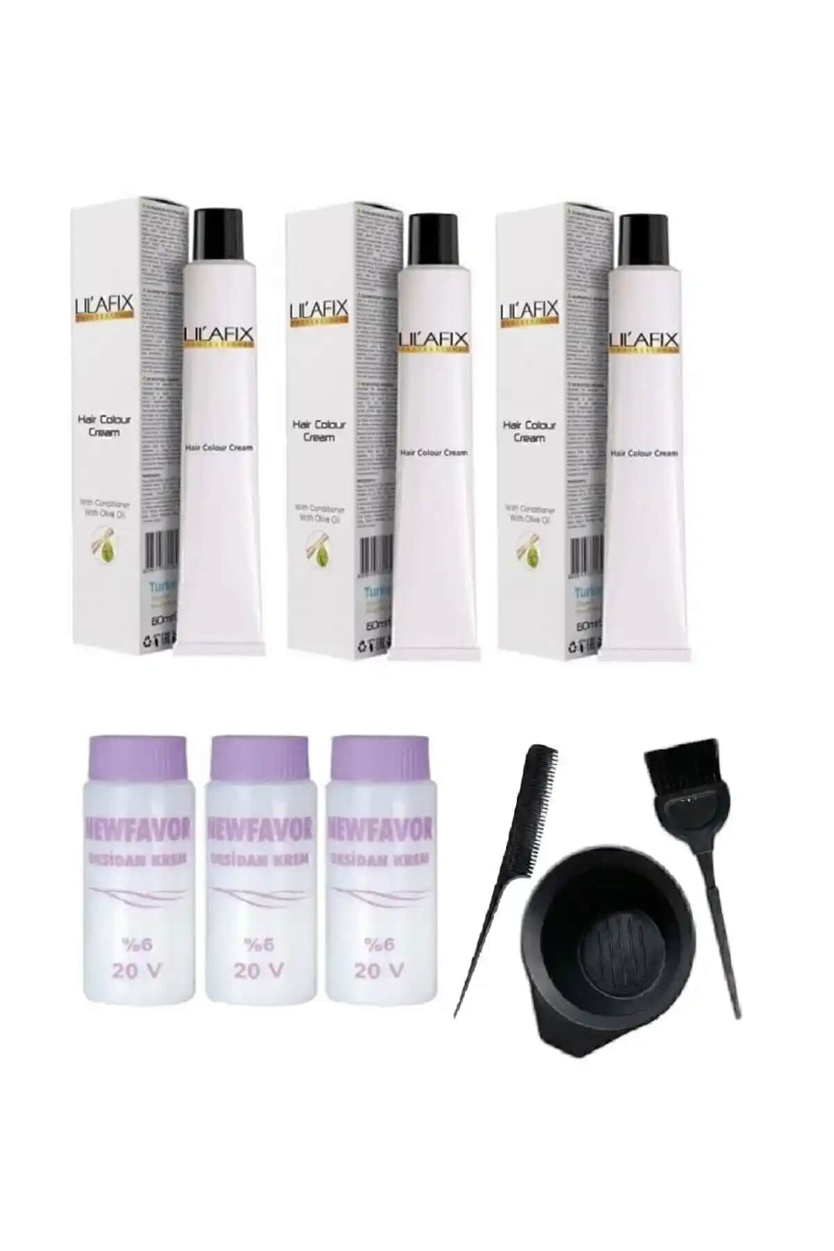 Lilafix 7.65 Lal Kızılı 3'lü Krem Tüp Boya Seti: Canlı ve Kalıcı Kızıl Saç Rengi