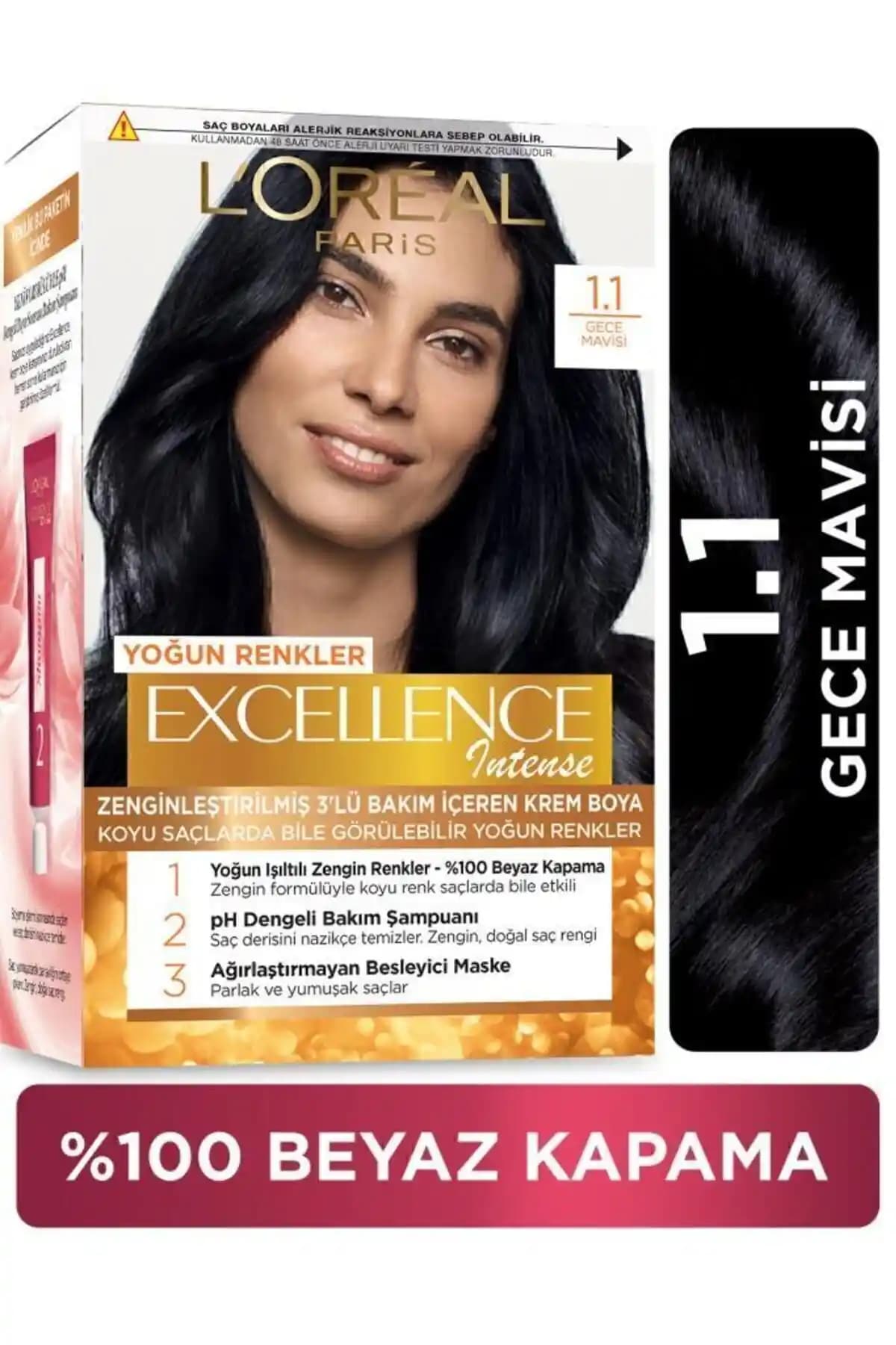 Loreal Excellence Siyah Saç Boyası: Kalıcı ve Parlak Renk ile Güçlü Saçlar