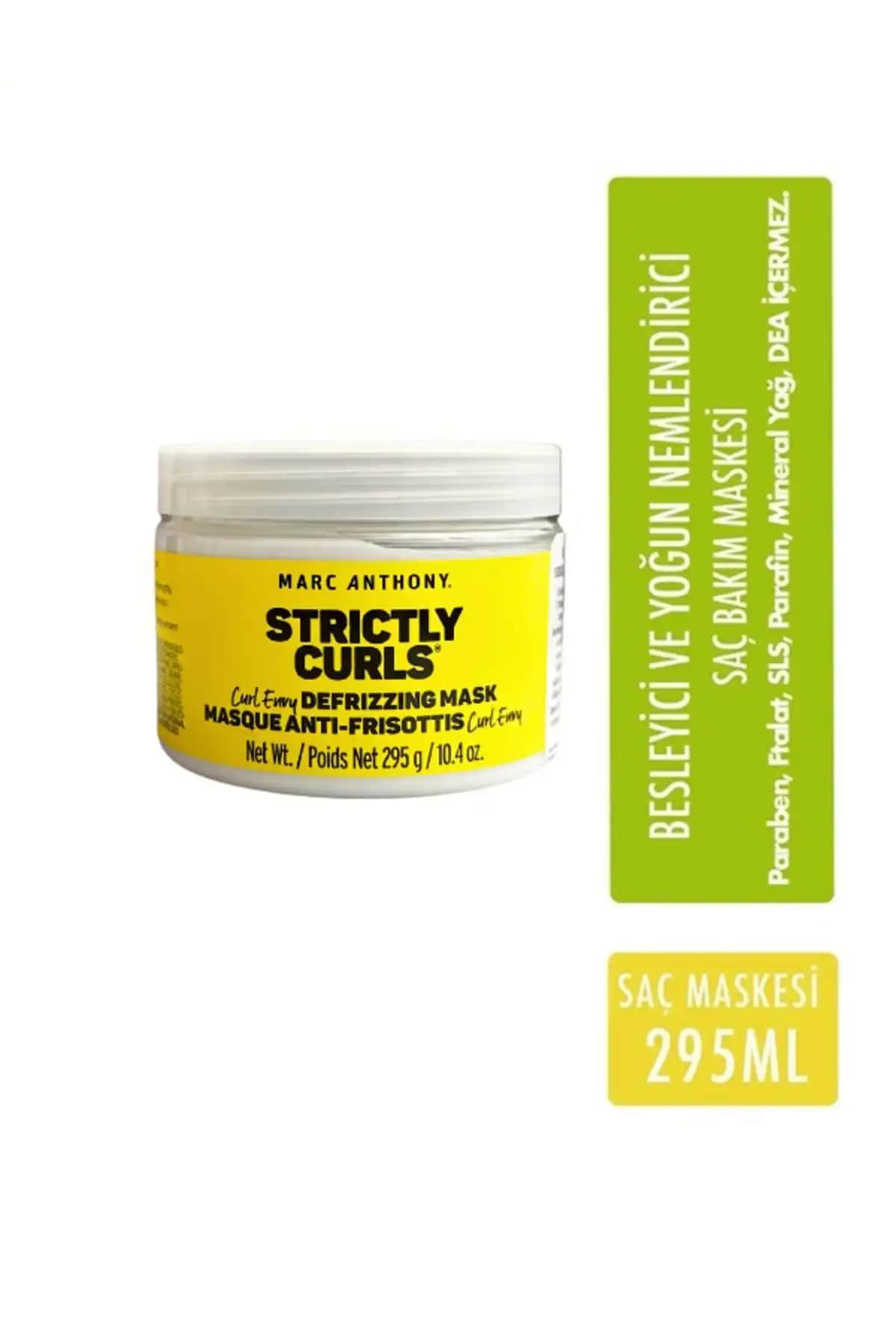 Marc Anthony Strictly Curls Nemlendirici Maske: Kuru ve Yıpranmış Saçlar İçin Derinlemesine Bakım
