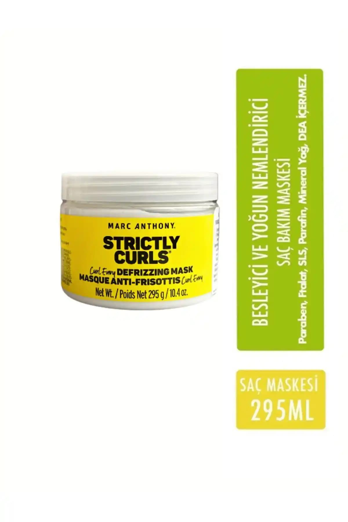 Marc Anthony Strictly Curls Nemlendirici Maske: Kuru ve Yıpranmış Saçlar İçin Derinlemesine Bakım