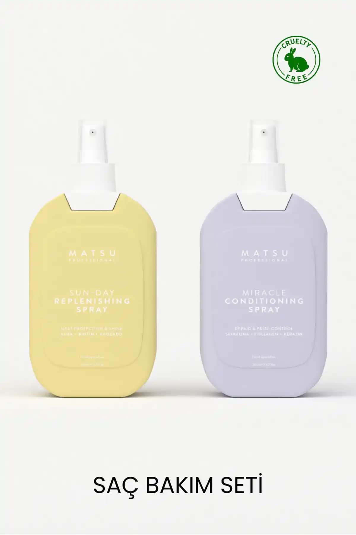 Matsu Çok Yönlü Saç Bakım Seti: Parlak, Sağlıklı ve Güçlü Saçlar İçin Ideal Çözüm