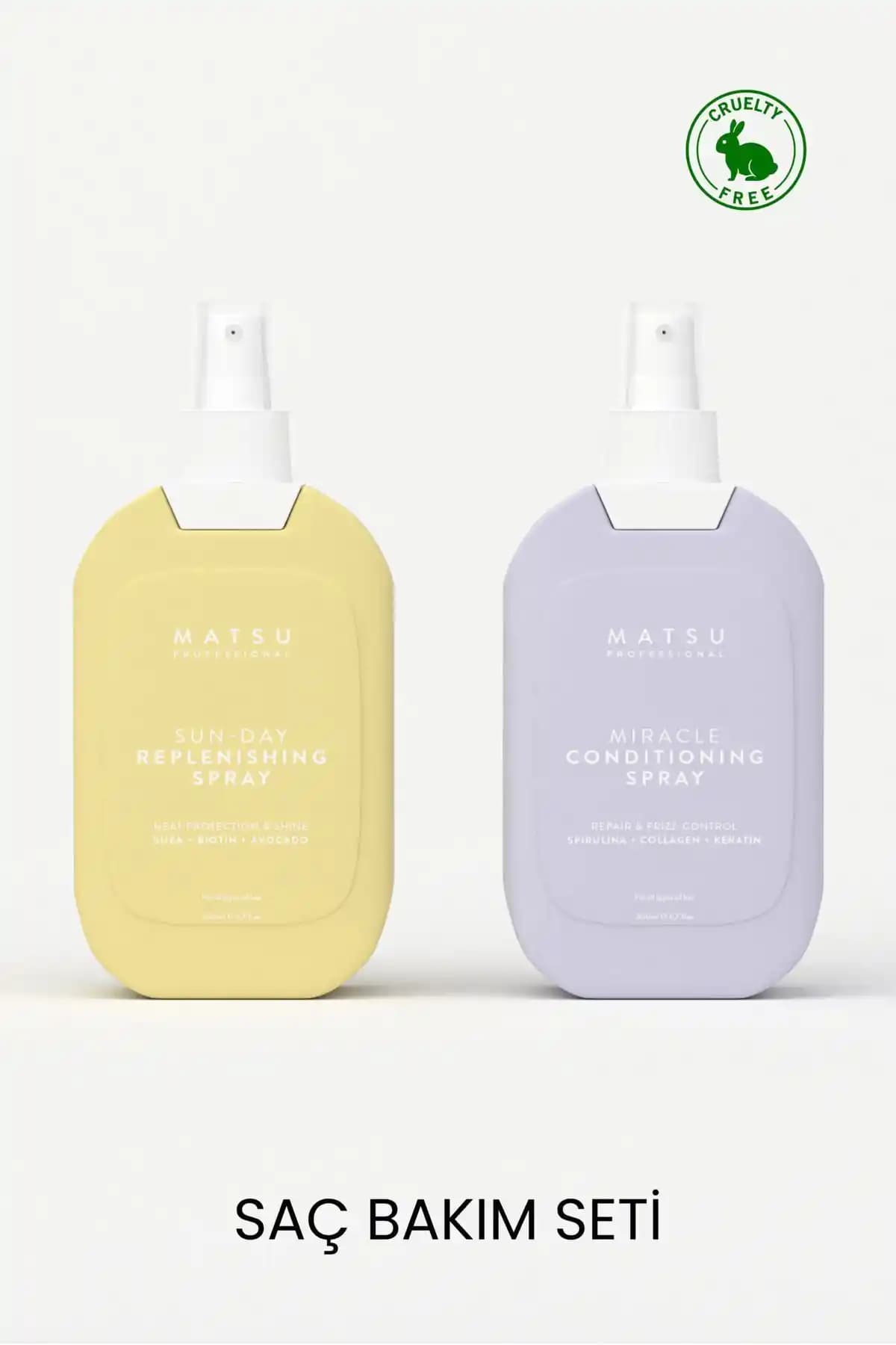 Matsu Çok Yönlü Saç Bakım Seti: Parlak, Sağlıklı ve Güçlü Saçlar İçin Ideal Çözüm